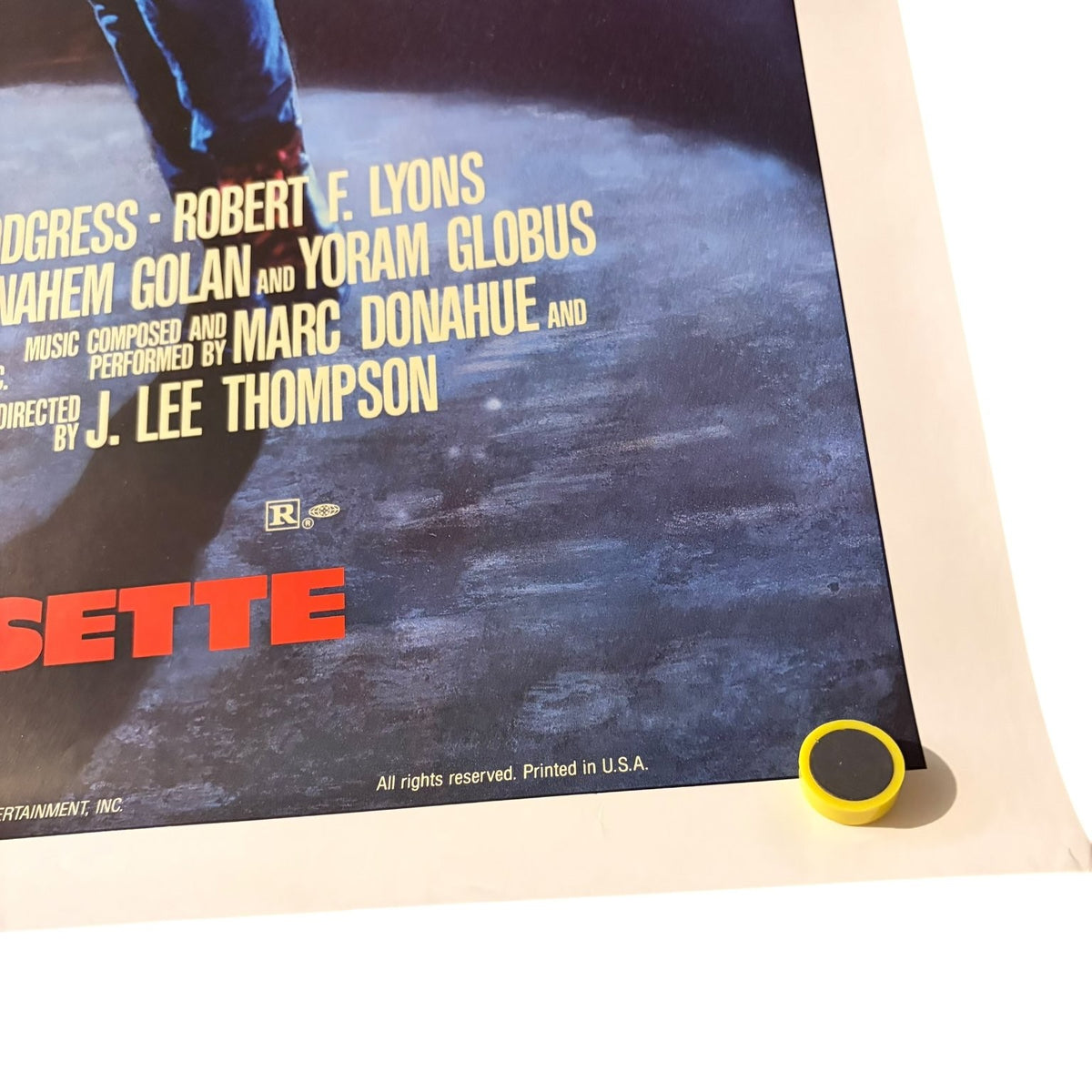 Vintage Murphy's Law 1986 One-Sheet Movie Poster Charles Bronson Action 27"x40"