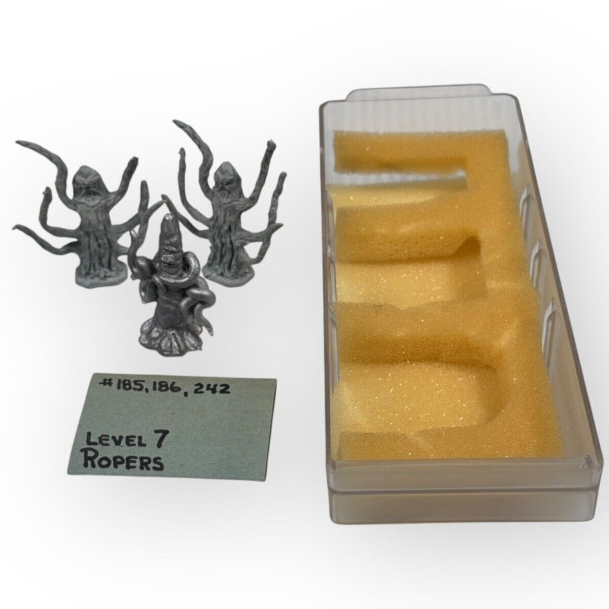 Dungeons & Dragons 3 Ropers Rope Monsters Grenadier (1) & Archive Miniatures (2)