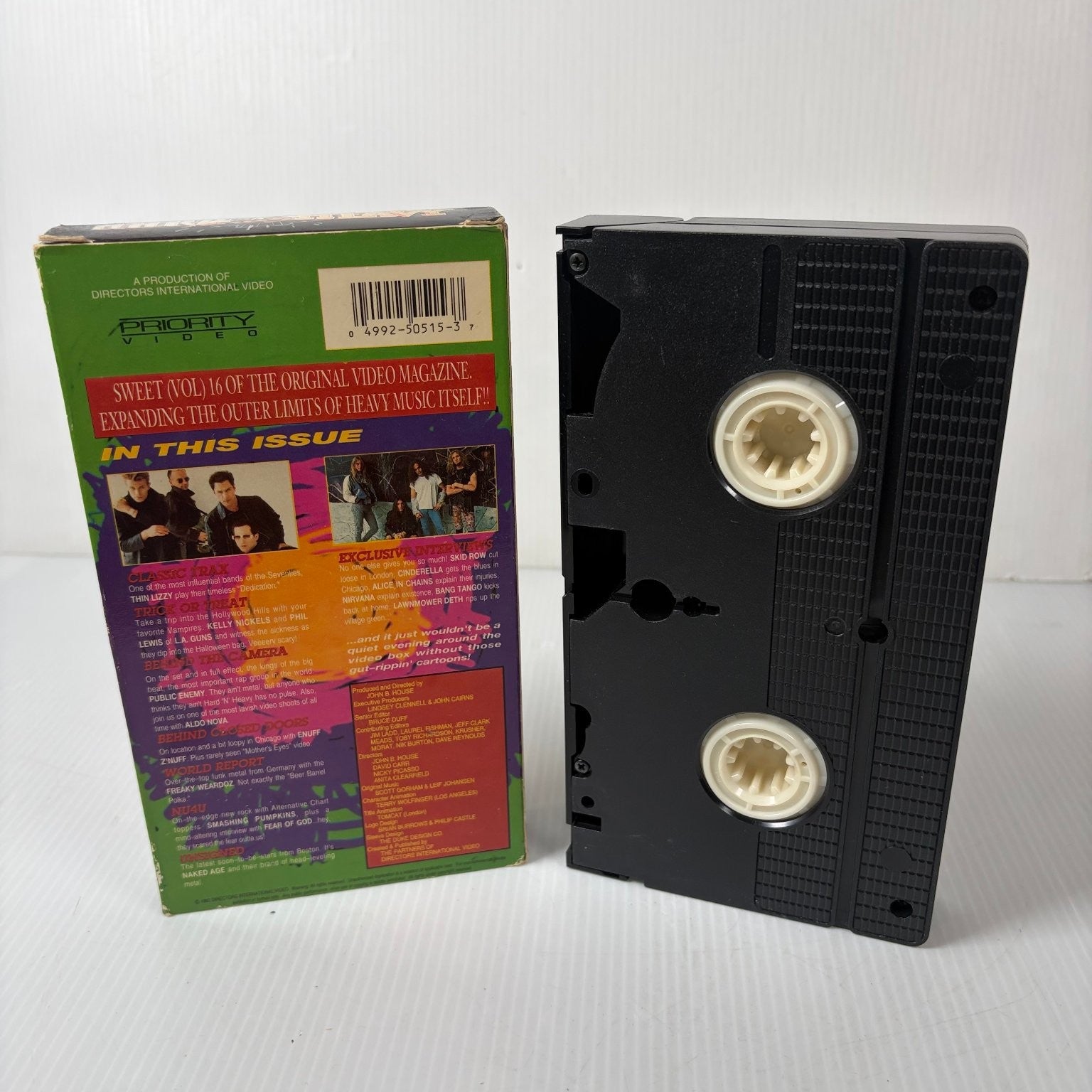 Hard N Heavy Volume 16 VHS 1991 Heavy Metal Music Documentary Priority