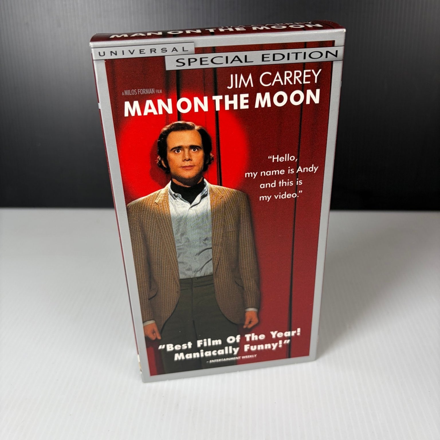 Man on the Moon VHS 1999 Andy Kaufman Biopic Special Edition Jim Carrey
