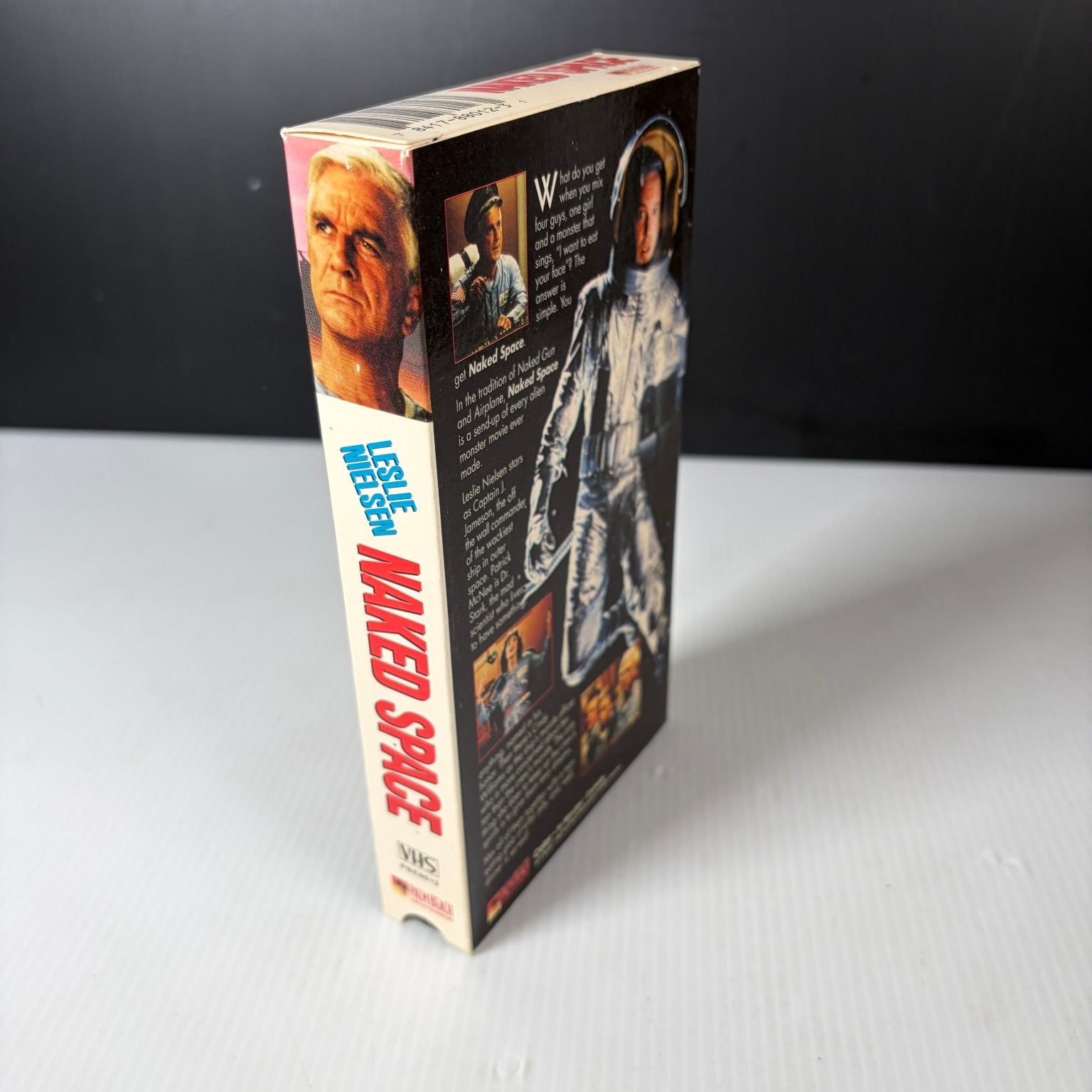Naked Space VHS 1994 Sci-Fi Comedy Leslie Nielsen Palm Beach