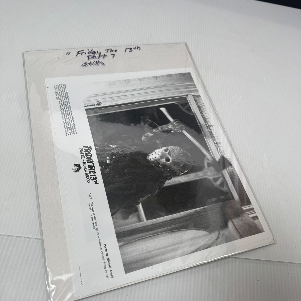 Vintage Friday the 13th Part VII The New Blood Lot of 4 8x10 Movie Stills Horror