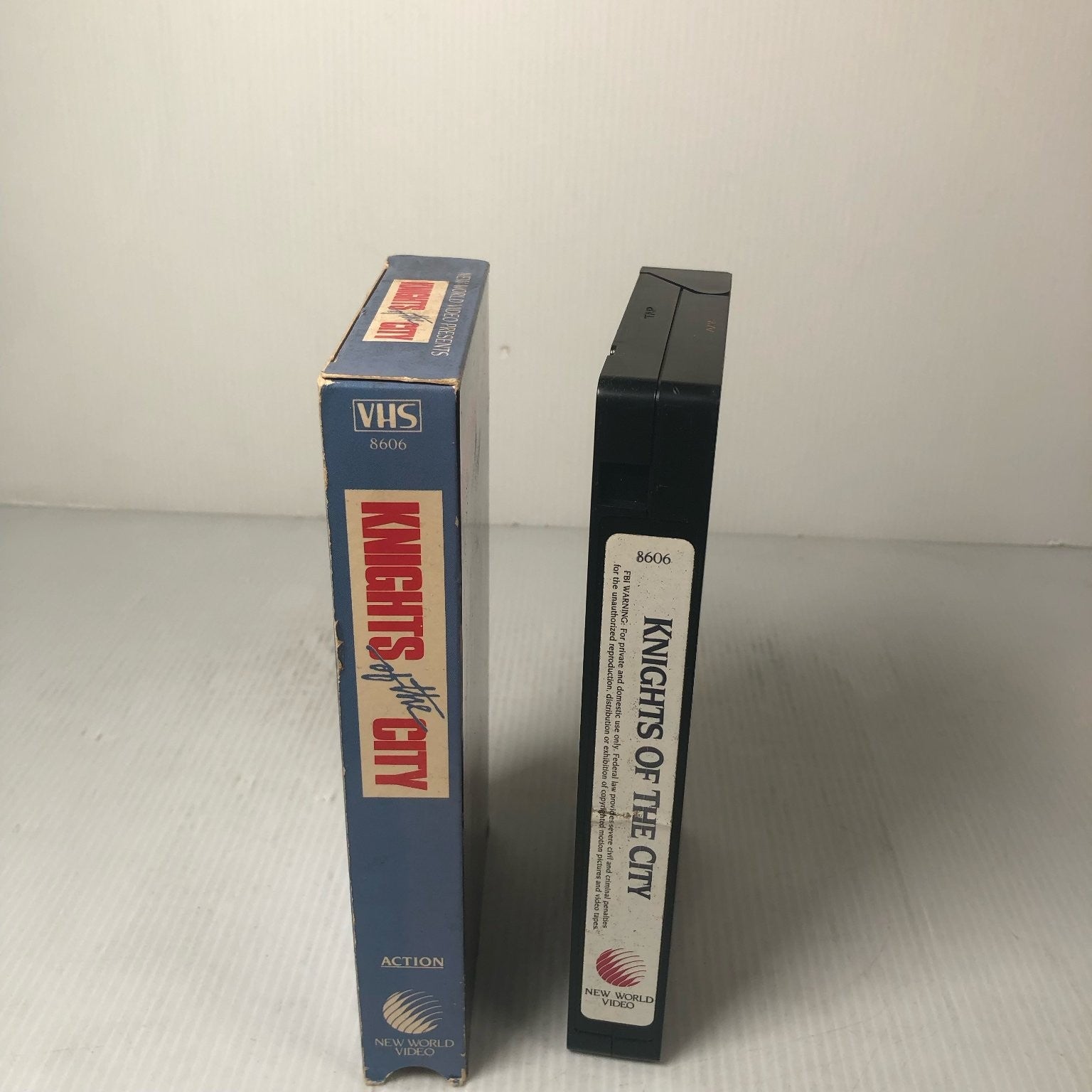 Knights of the City VHS 1986 Action Crime New World Video