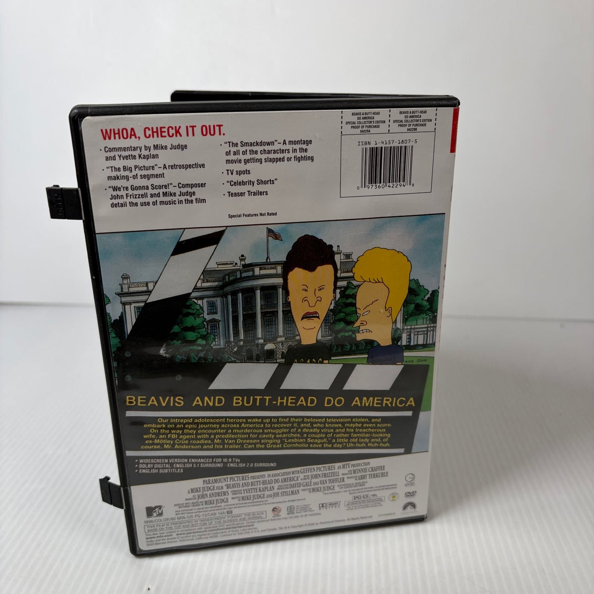 Beavis and Butt-Head Do America DVD 1996 Special Collector's Edition Mike Judge