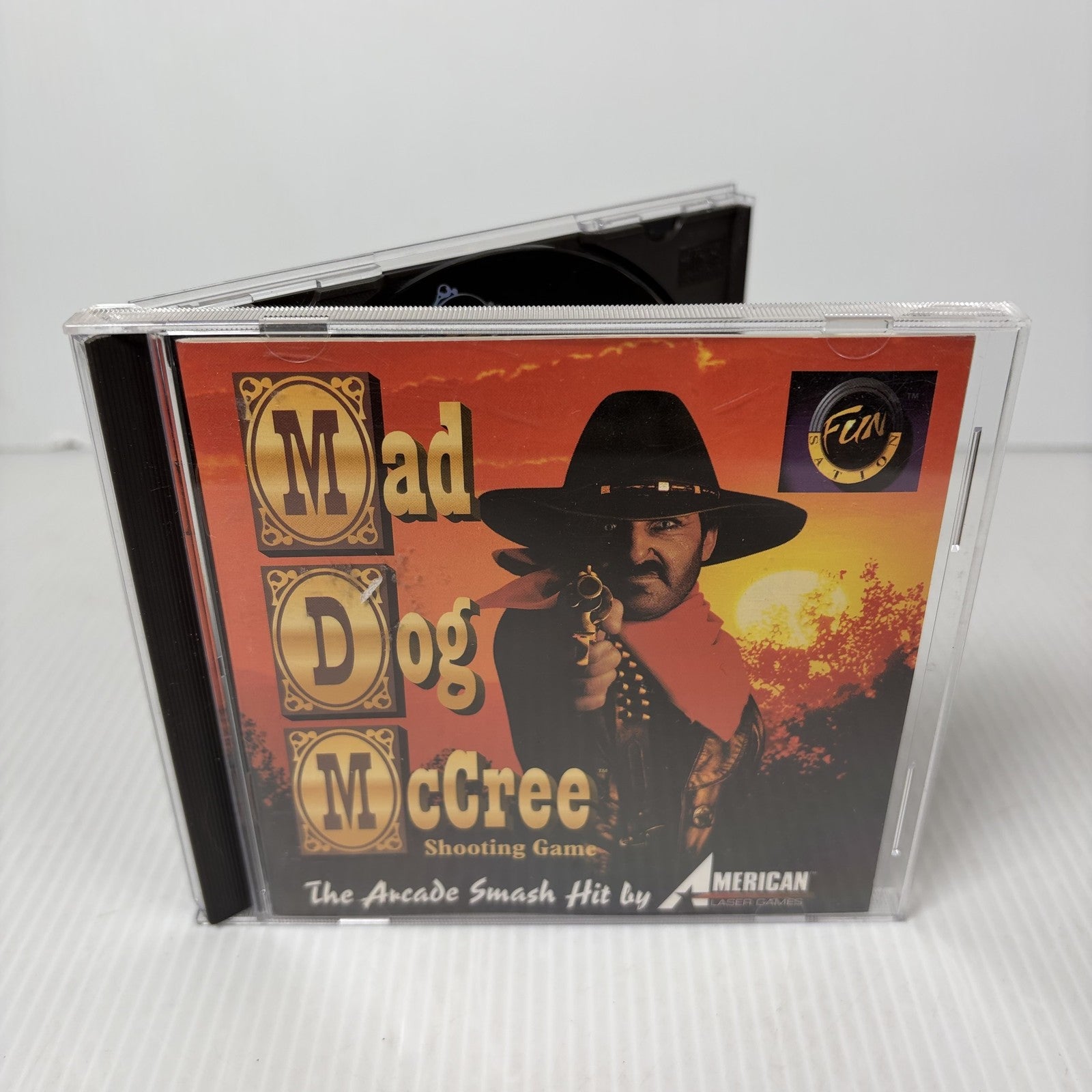 Mad Dog McCree PC DOS CD-ROM (1993) American Laser Games Shooting Game