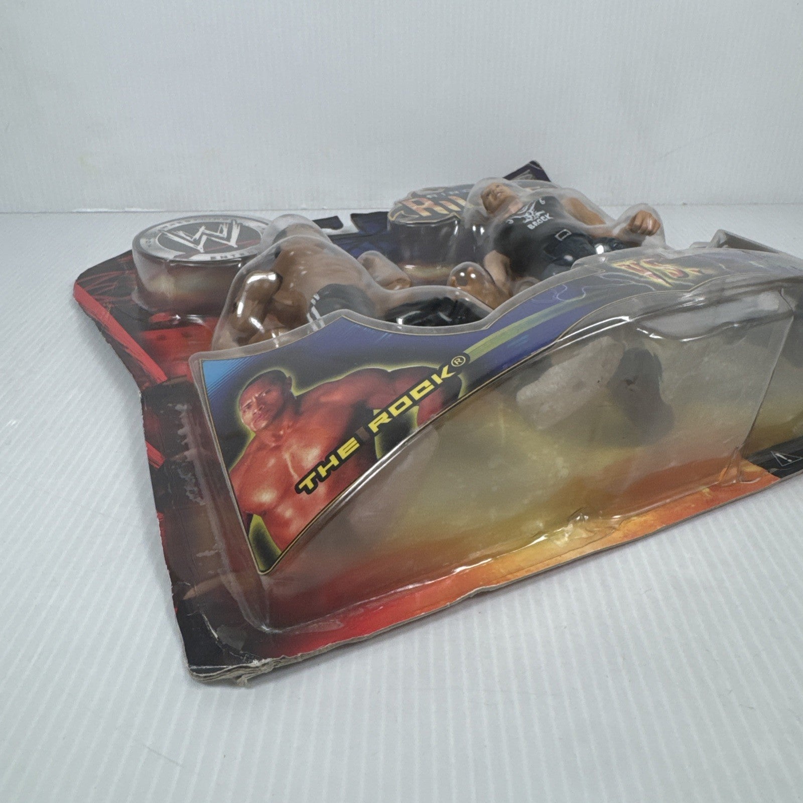 WWE Ringside Rivals The Rock Vs Brock Lesnar Jakks Wrestling 2-Pack Figures