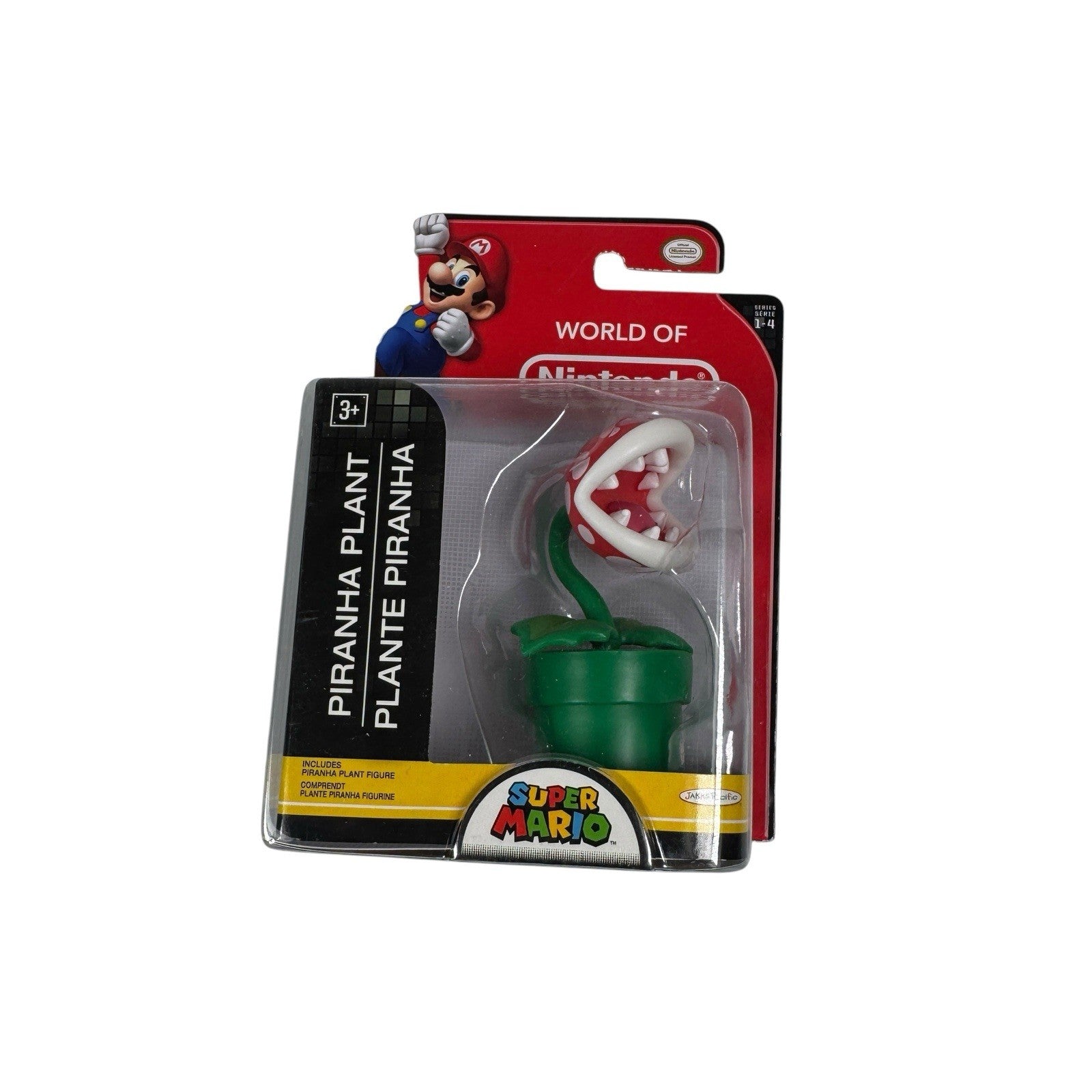 Piranha Plant Figure World of Nintendo Series 1-1 2.5" Figure New Factory Sealed