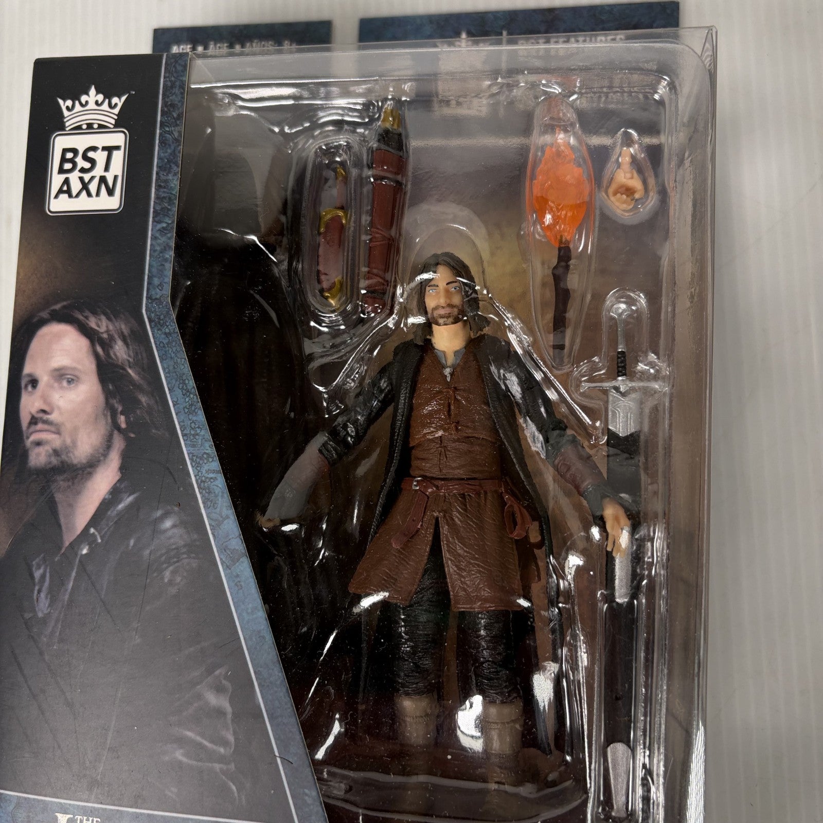 BST AXN The Lord of the Rings Aragorn Action Figure 8+ New In Box NIB The Loyal