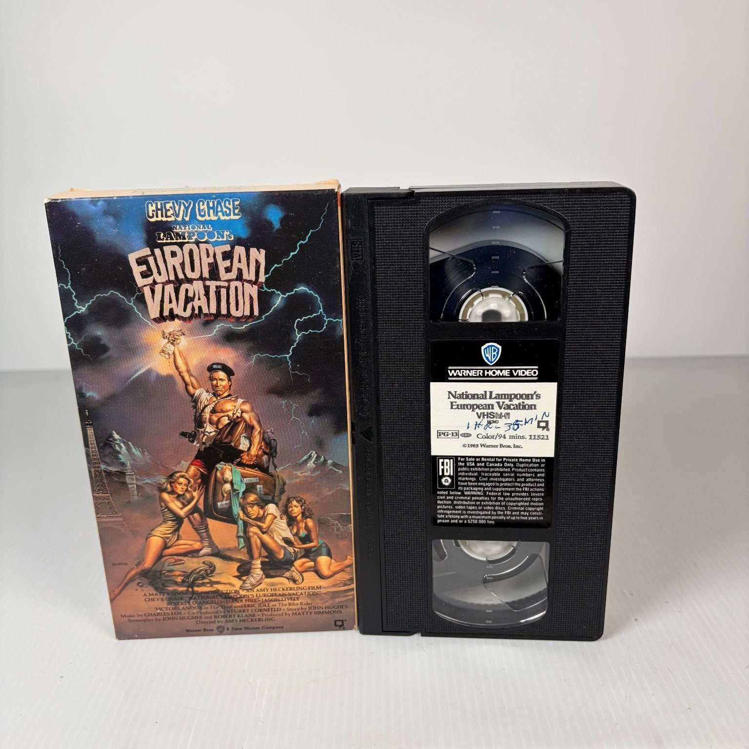 National Lampoon's European Vacation VHS 1985 Comedy Chevy Chase Warner Home