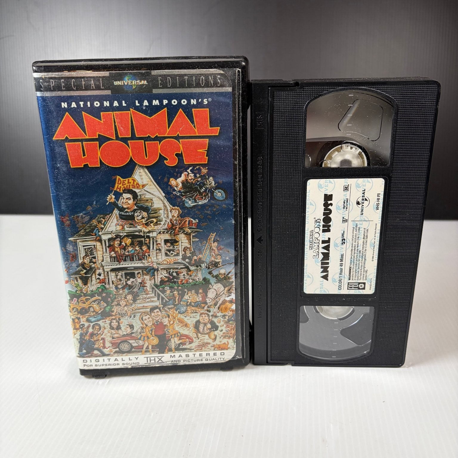 National Lampoon's Animal House VHS 1998 Comedy THX Mastered Universal Clamshell