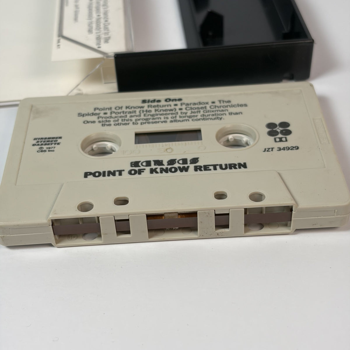 Kansas - Point Of Know Return Cassette Tape JZT 34929 Kirshner Stereo 1977 Dolby