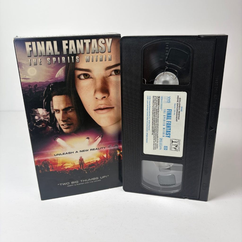 Final Fantasy The Spirits Within VHS 2001 Columbia TriStar CGI Sci-Fi Film