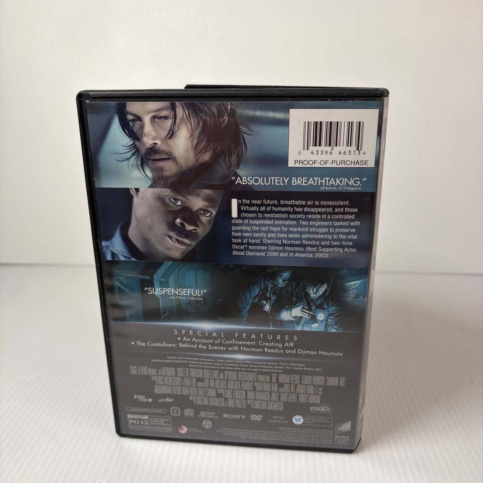 AIR DVD 2015 Norman Reedus Djimon Hounsou From Creator of Walking Dead