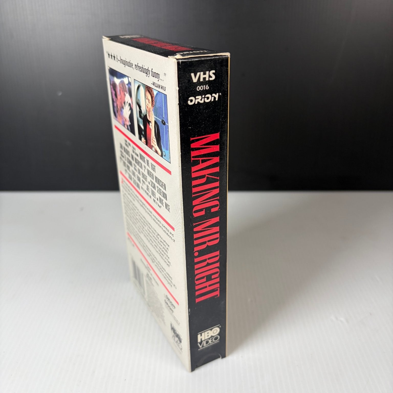 Making Mr. Right VHS 1987 Comedy Original Release HBO Video Orion