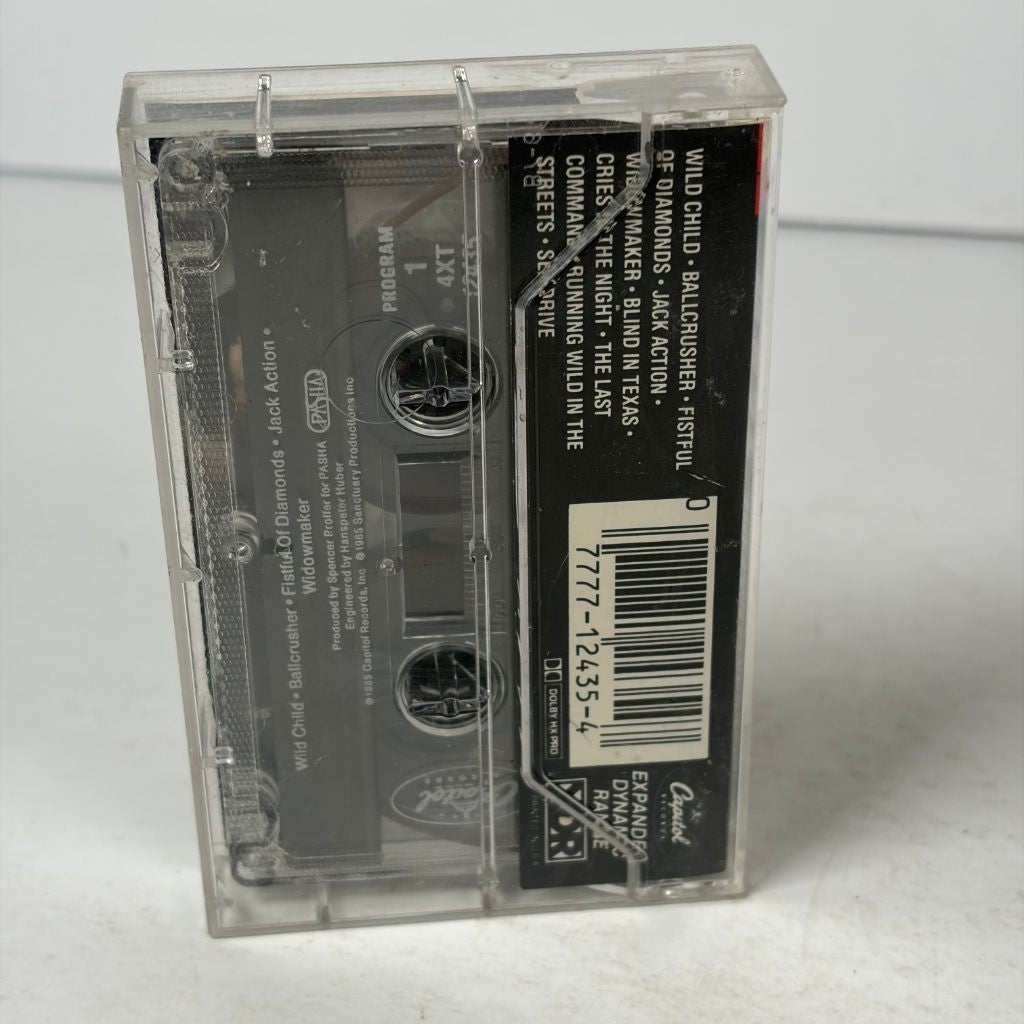 W.A.S.P. The Last Command Cassette Tape 1985 Capitol Records Heavy Metal 4XT-124