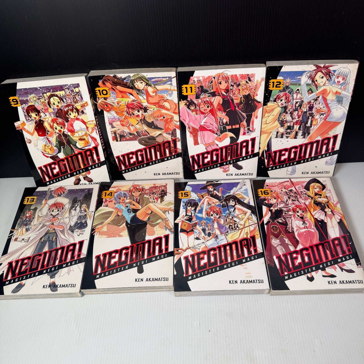 Negima! Magister Negi Magi Lot of 21 Volumes Del Rey Manga 2000s