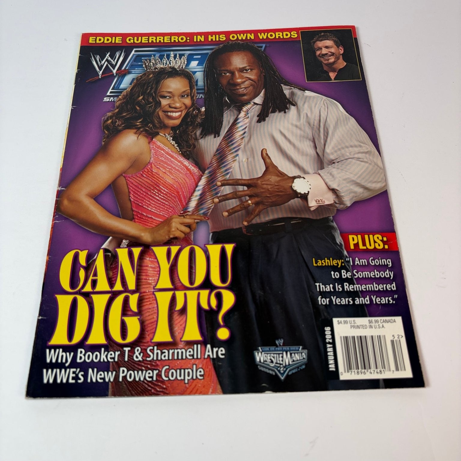 WWE Magazine January 2006 Booker T Sharmell Wrestling Sports Entertainment
