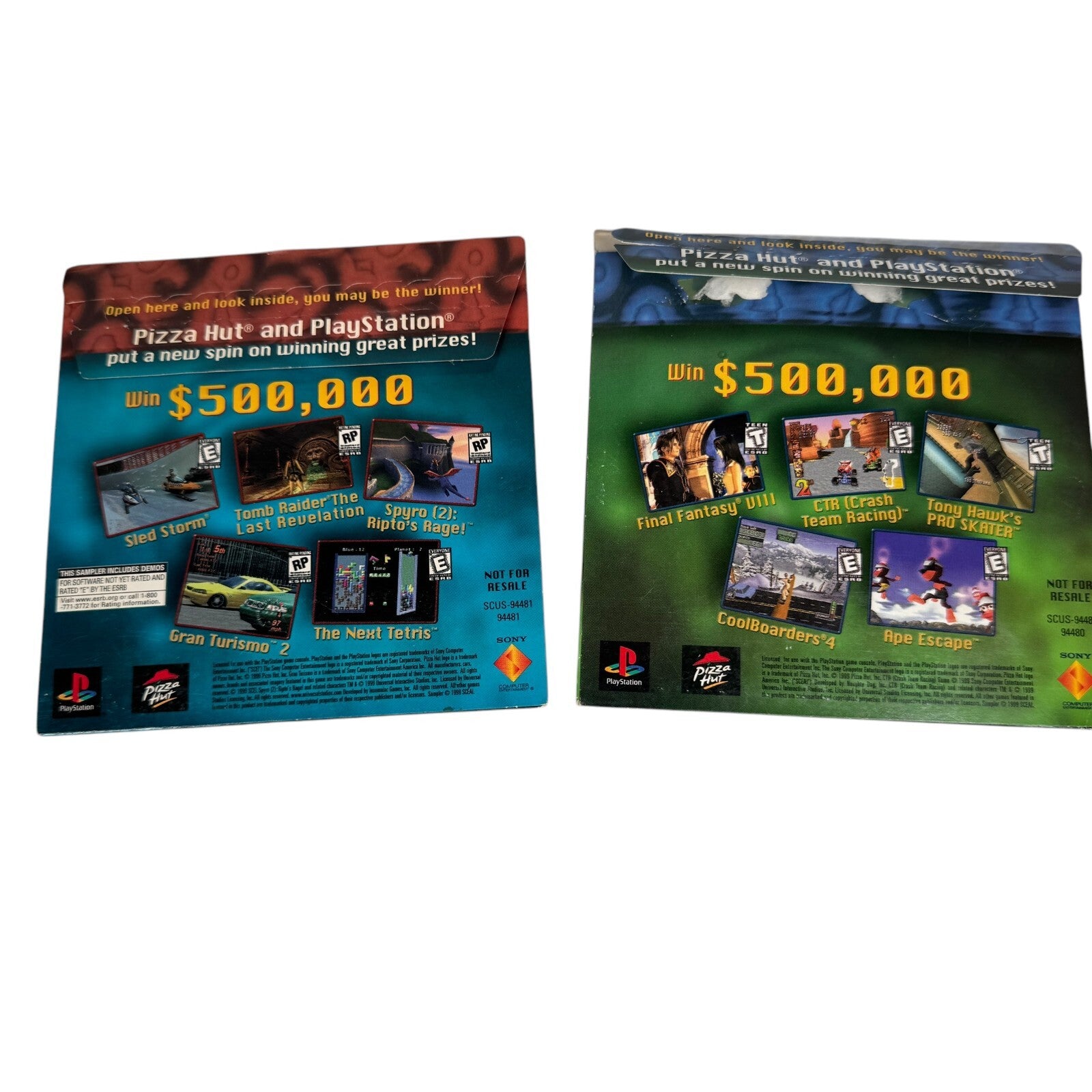 PS1 & PS2 Demo Disc Lot of 12 w/ Jade Cocoon Demo, Driver & More Scratches As Is