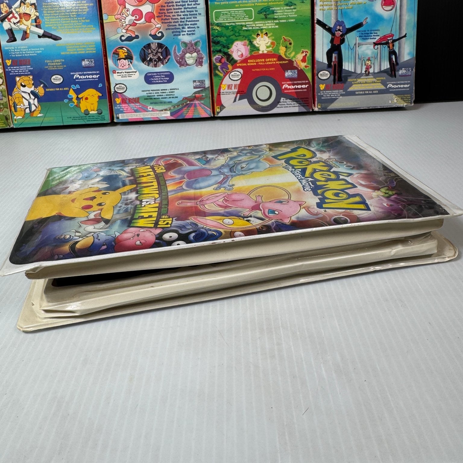 Pokémon VHS Lot of 10 1998 Anime Movie & Episodes Collection Johto, Movie & More