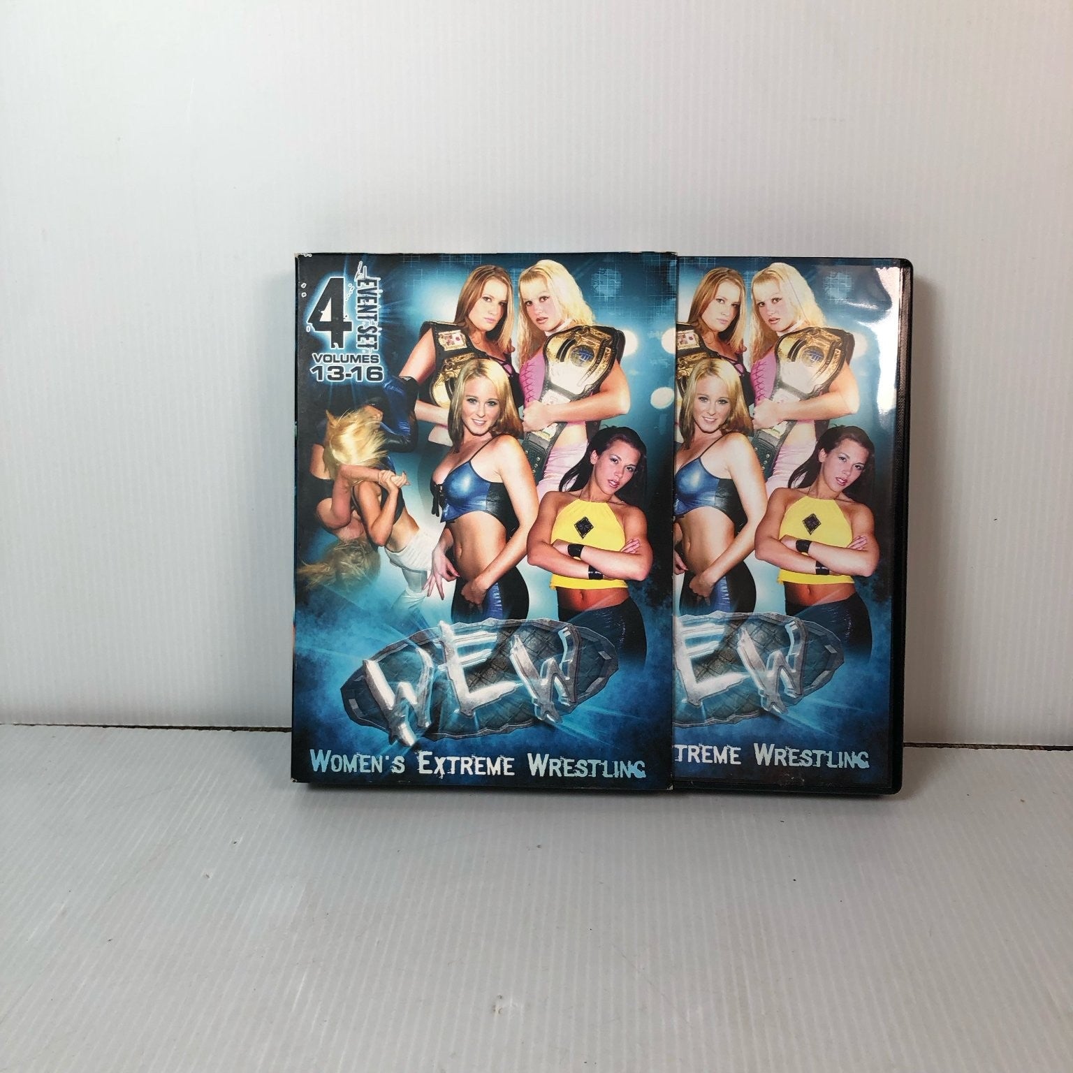 Women's Extreme Wrestling WEW DVD Volumes 13-16 4 Event Set Hardcore Action