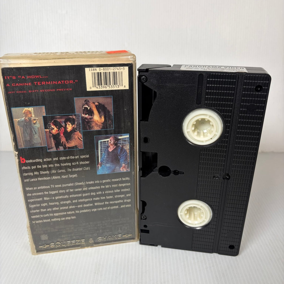Man's Best Friend VHS 1993 Sci-Fi Horror Panorama Video (Cut Box Ex-Rental)
