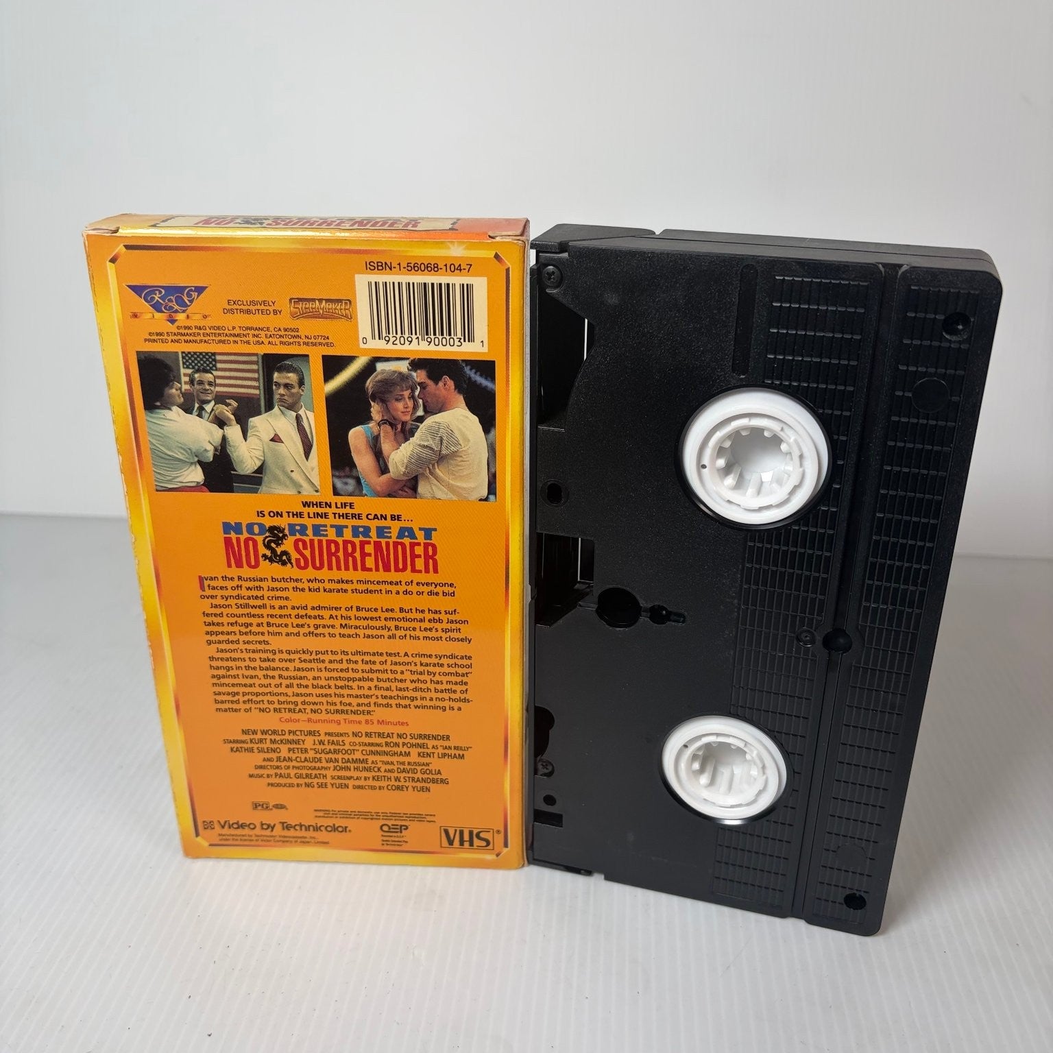 No Retreat No Surrender VHS 1986 Action Martial Arts New World Video