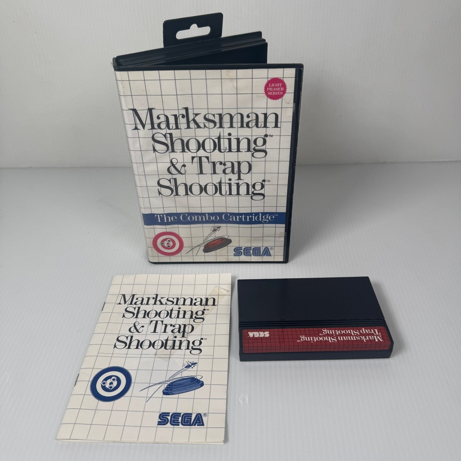 Marksman Shooting & Trap Shooting Sega Master System Video Game Light Phaser