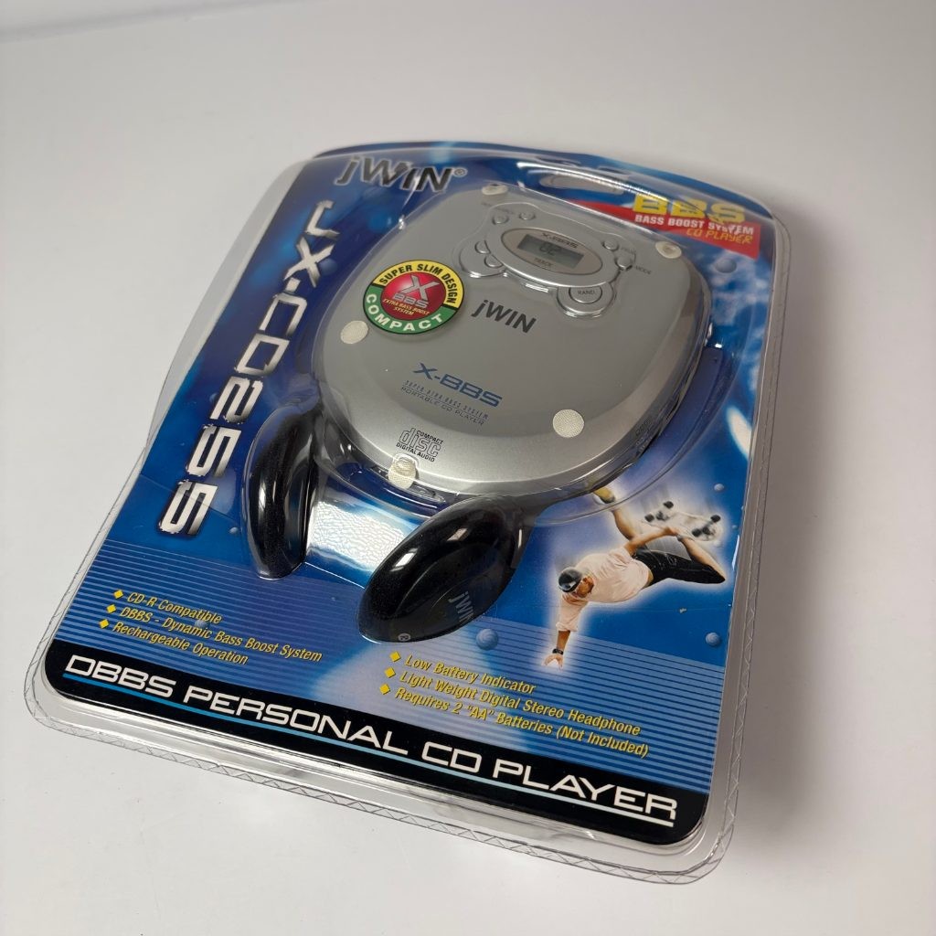 jWIN JX-CD255 Portable CD Player X-BBS Bass Boost System Personal Walkman NEW