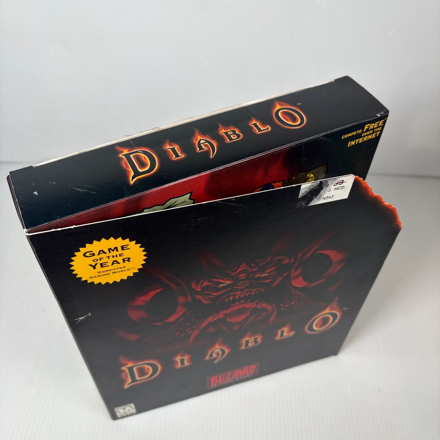 Diablo Game of the Year Gatefold Big Box PC Video Game Blizzard Complete