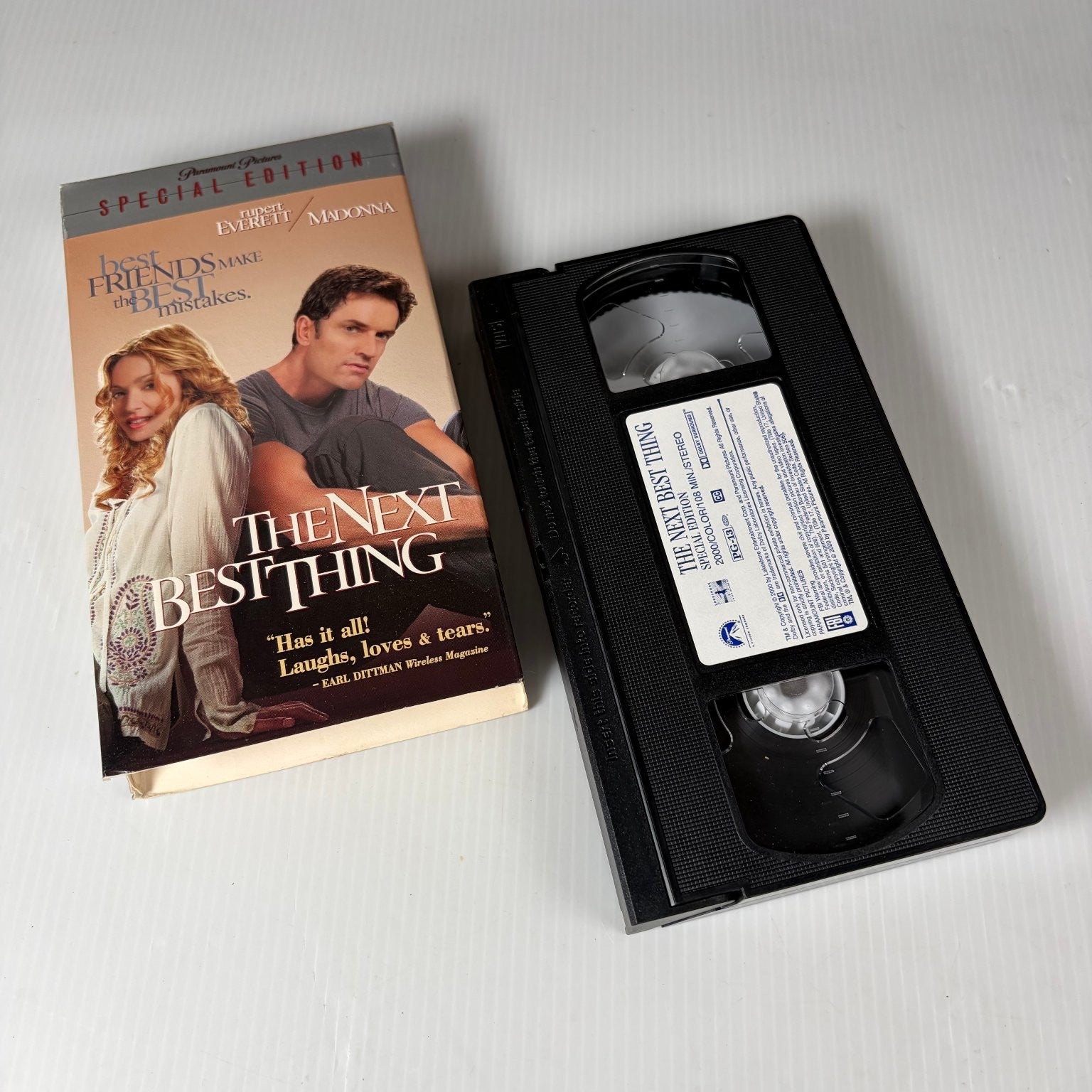 The Next Best Thing VHS 2000 Romance Drama Special Edition Paramount