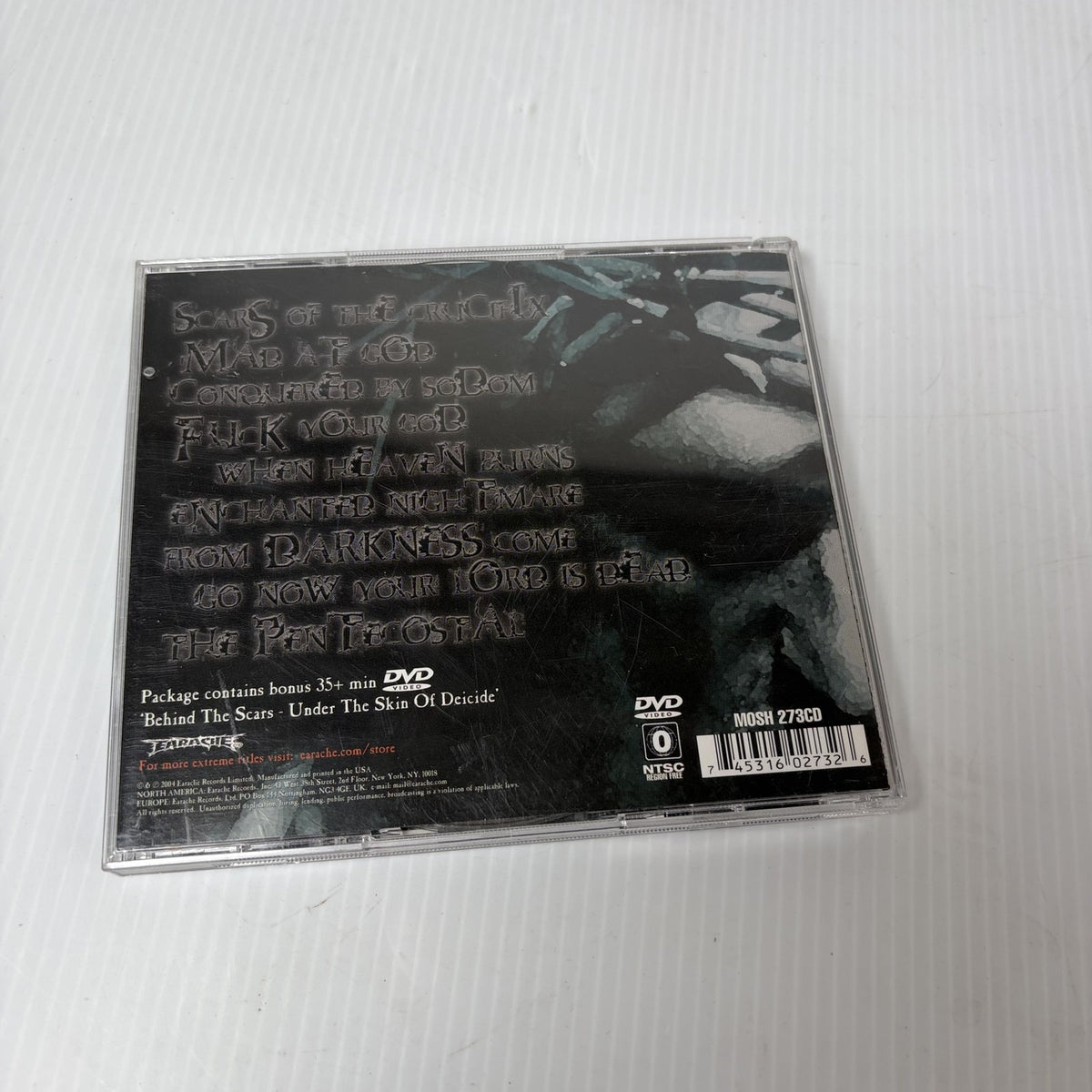 Deicide - Scars of the Crucifix CD & Bonus DVD (MOSH 273CD) - Death Metal