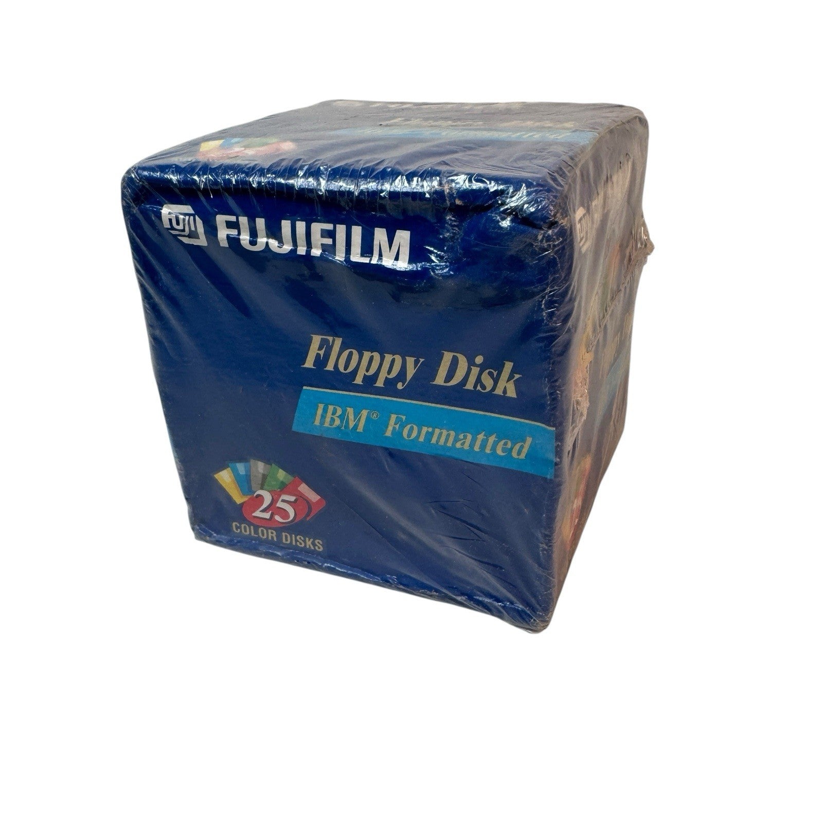 Fuji Fujifilm 3.5" Floppy Disks IBM Formatted 25 Pack Color High Density NOS