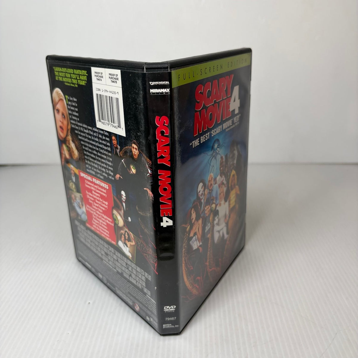 Scary Movie 4 DVD 2006 Full-Screen Edition Anna Faris David Zucker Comedy