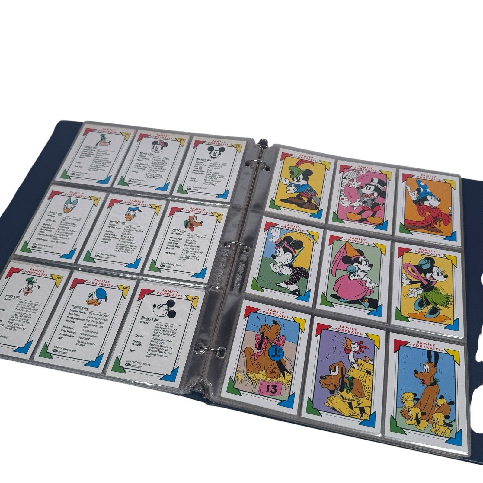 Vintage Impel Disney Collector’s Card Set Nearly Complete In Binder 201 Cards