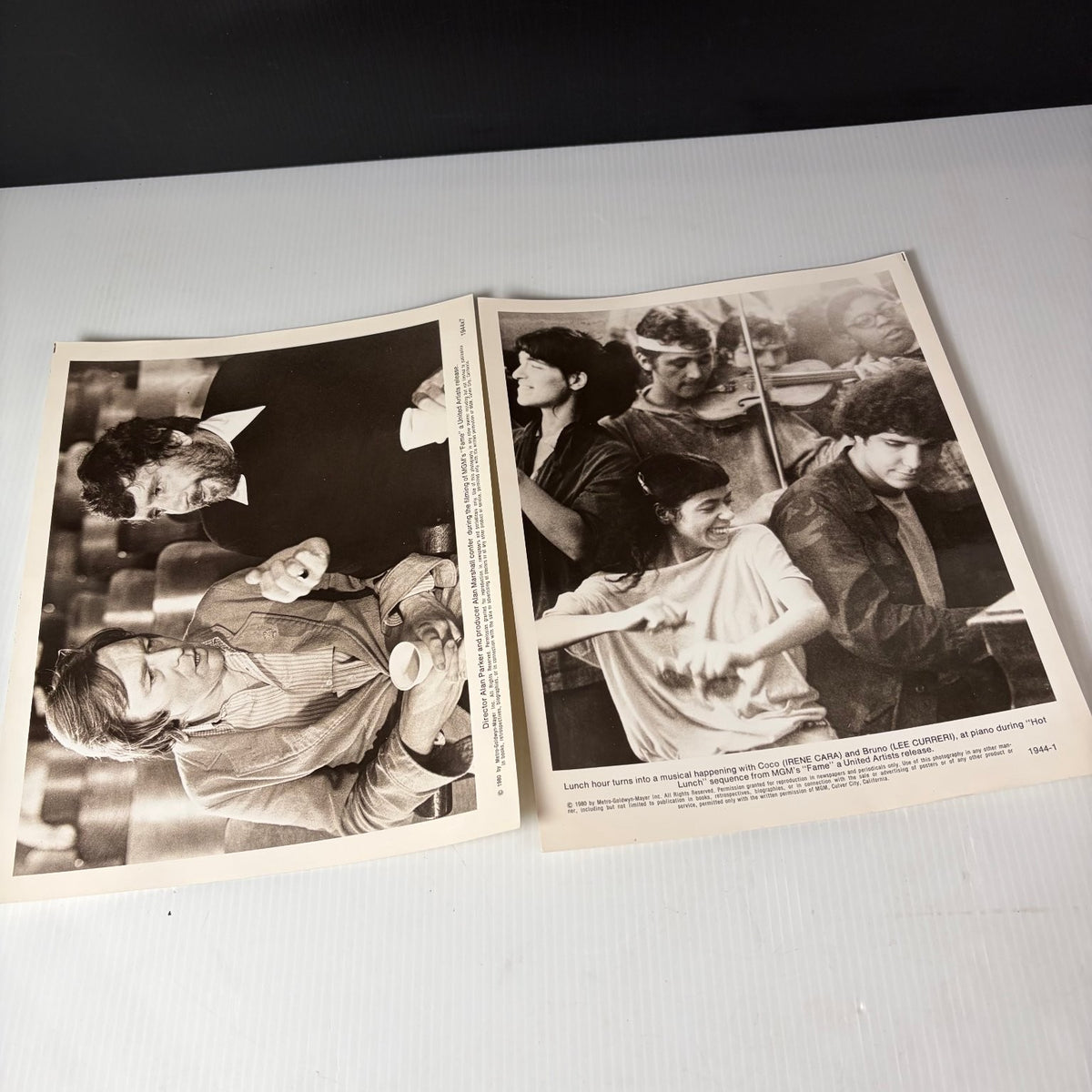 Vintage MGM Fame 1980 Movie Press Kit Photos Lot of 18 Black White Scenes