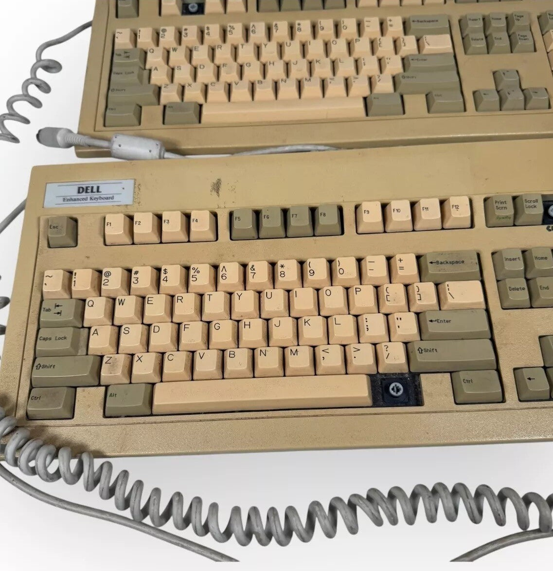 Dell Enhanced Keyboard Vintage 5 Pin E78722 Mechanical Untested As Is For Parts