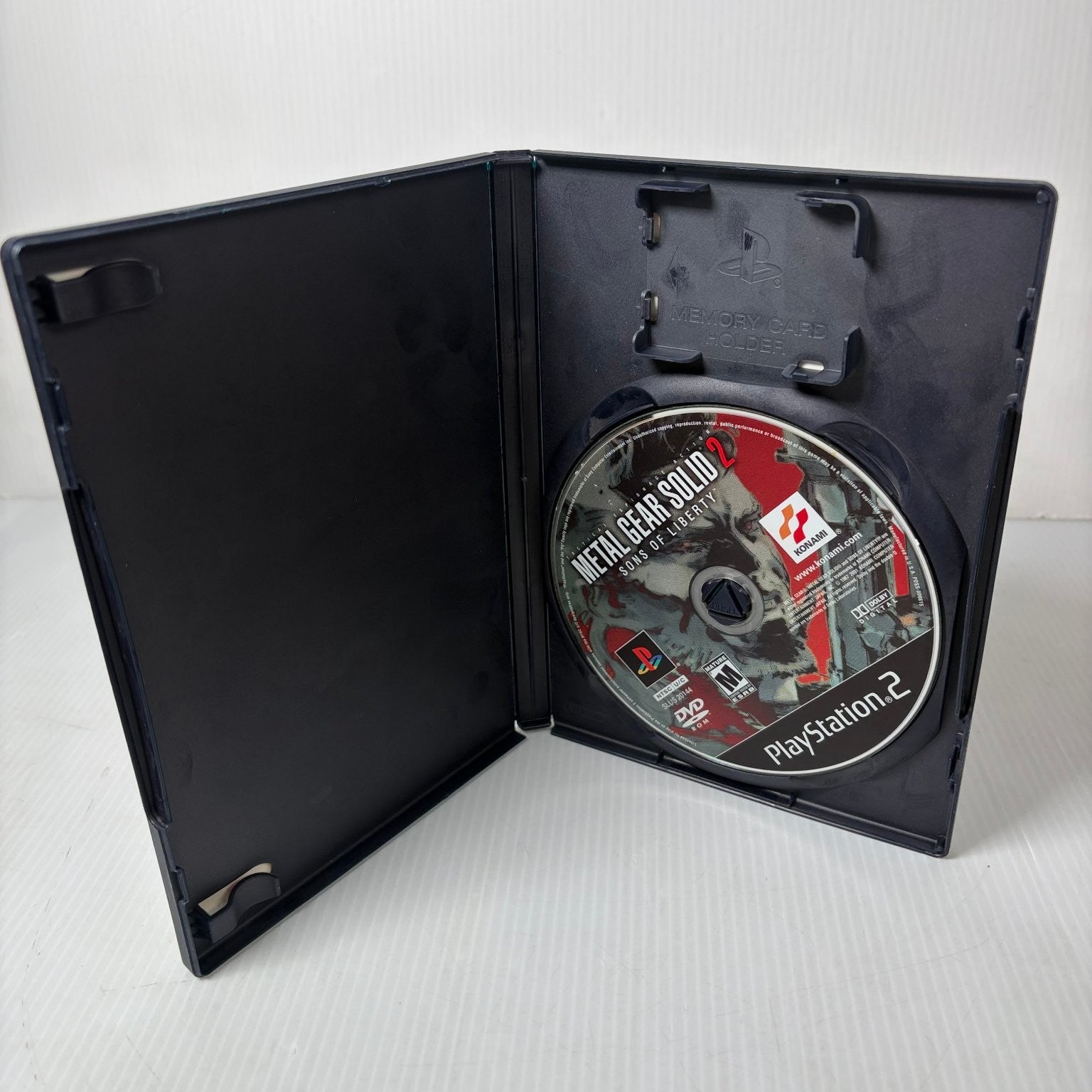 Metal Gear Solid 2 Sons of Liberty PlayStation 2 Video Game PS2 Konami