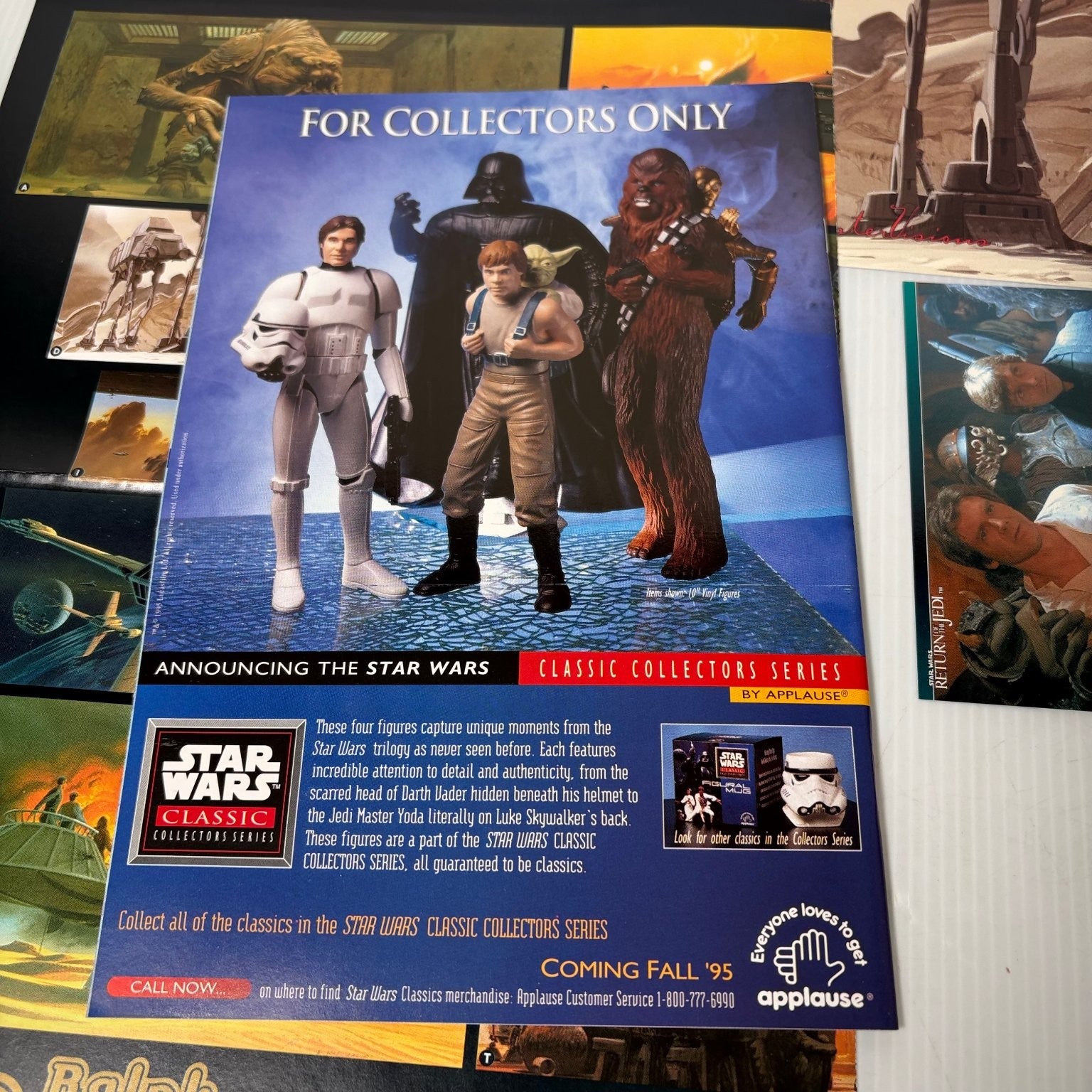 Star Wars Galaxy Magazine Lot 2 Issues #4 #5 1995 Topps Lucasfilm with Cards