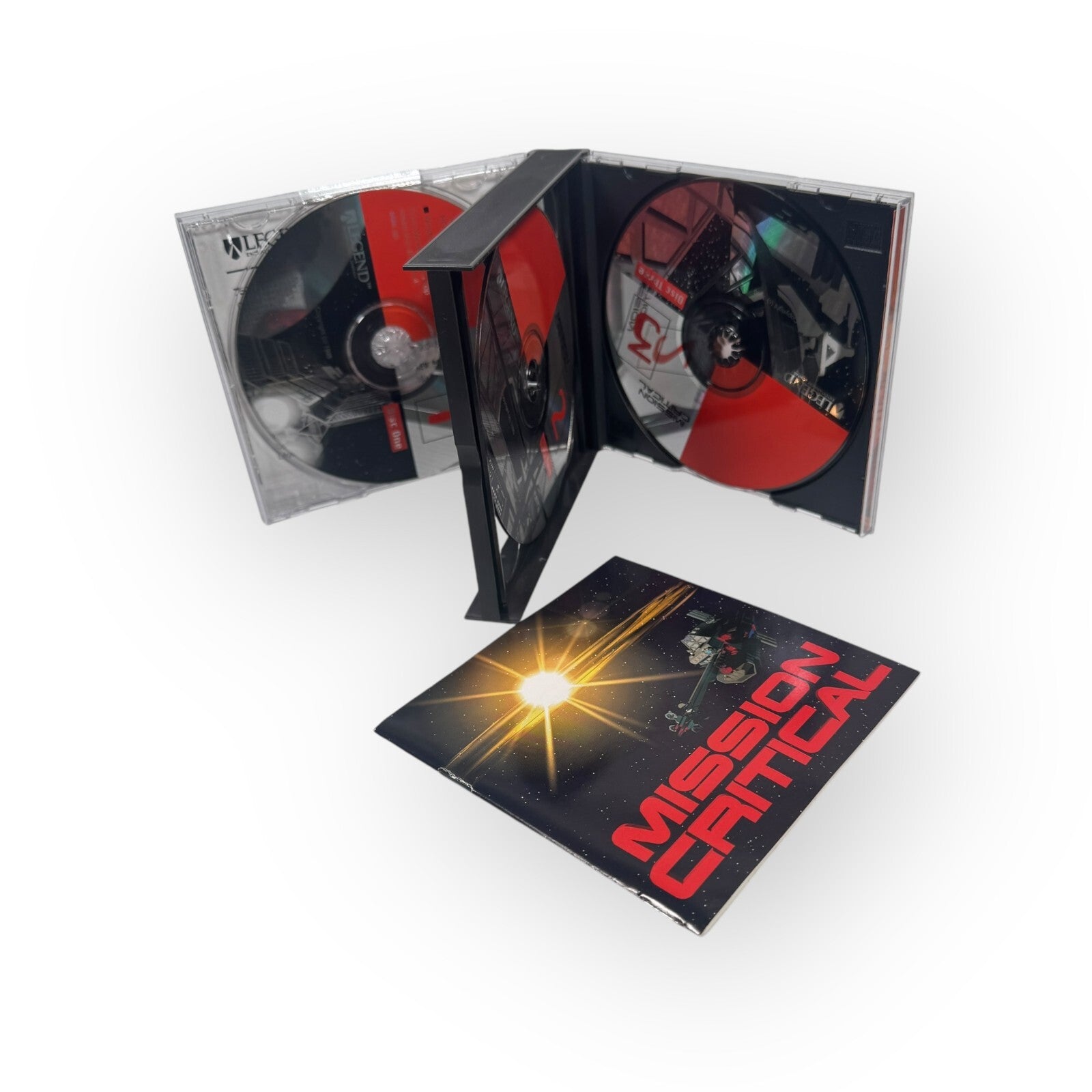 Mission Critical Sci-Fi PC FMV Adventure Game in Case with Manual 3 Discs