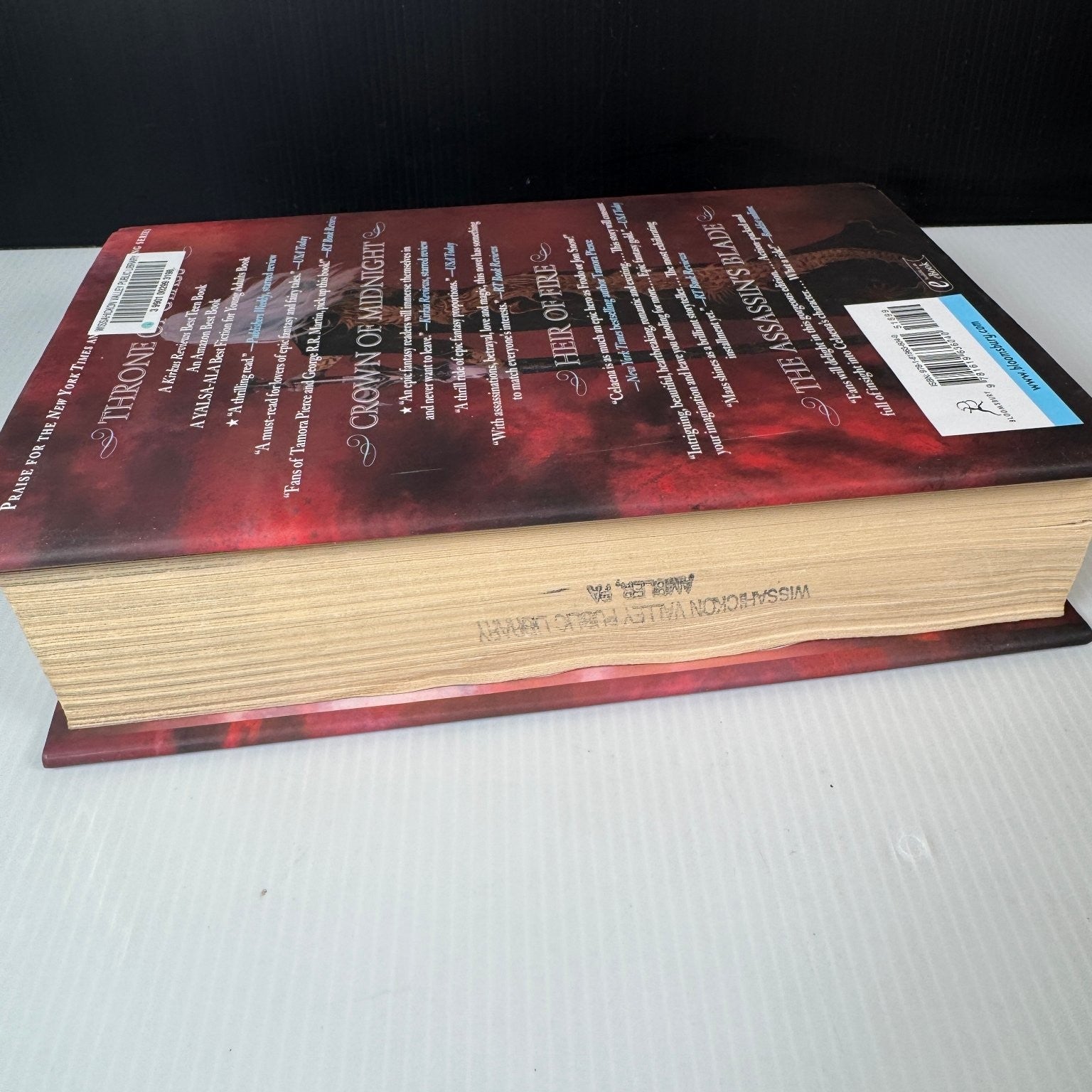 Sarah J Maas Lot of 3 Books Heir of Fire Throne of Glass Queen of Shadows