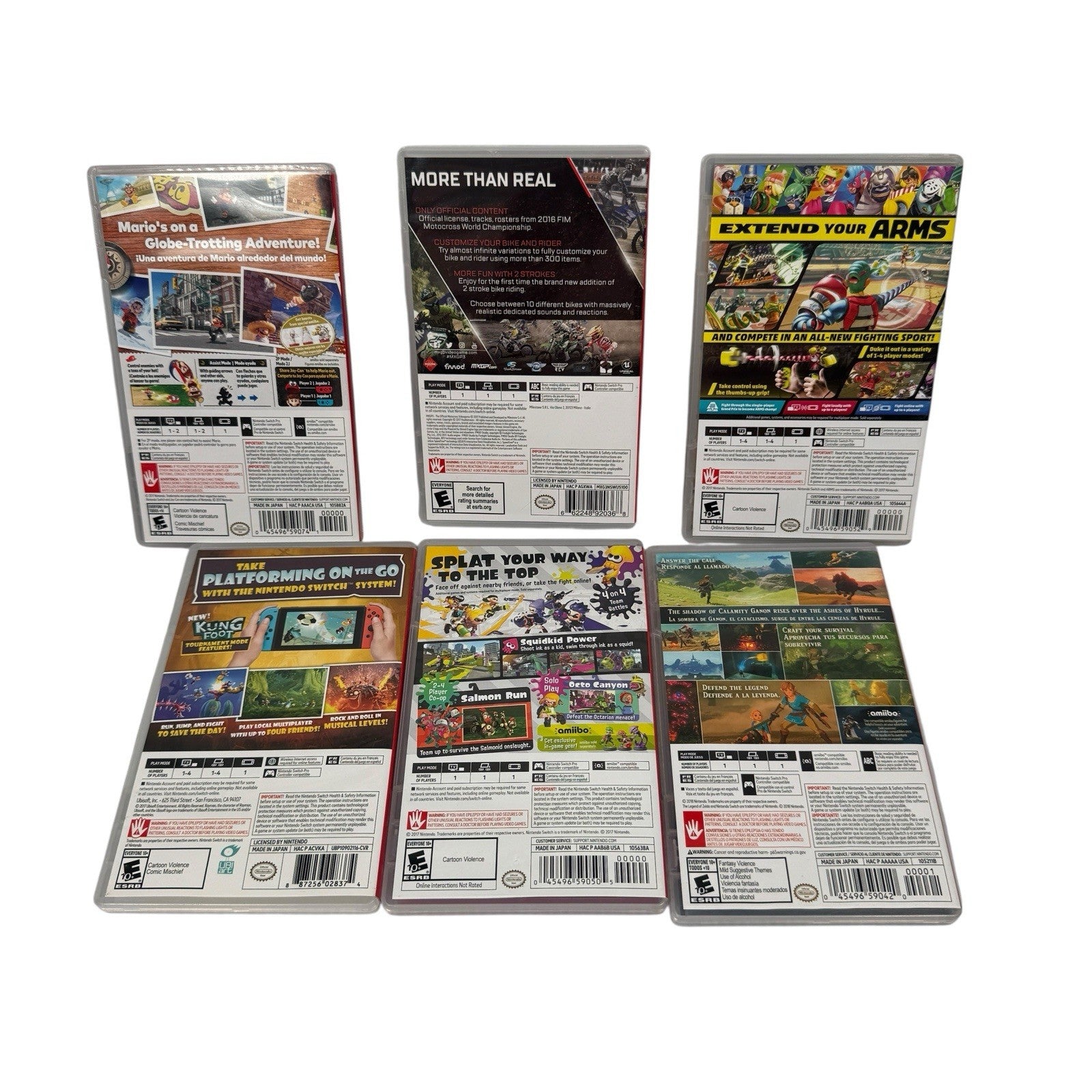 9 Replacement Cases For Nintendo Switch Arms, Splatoon 2, Zelda & More NO GAMES