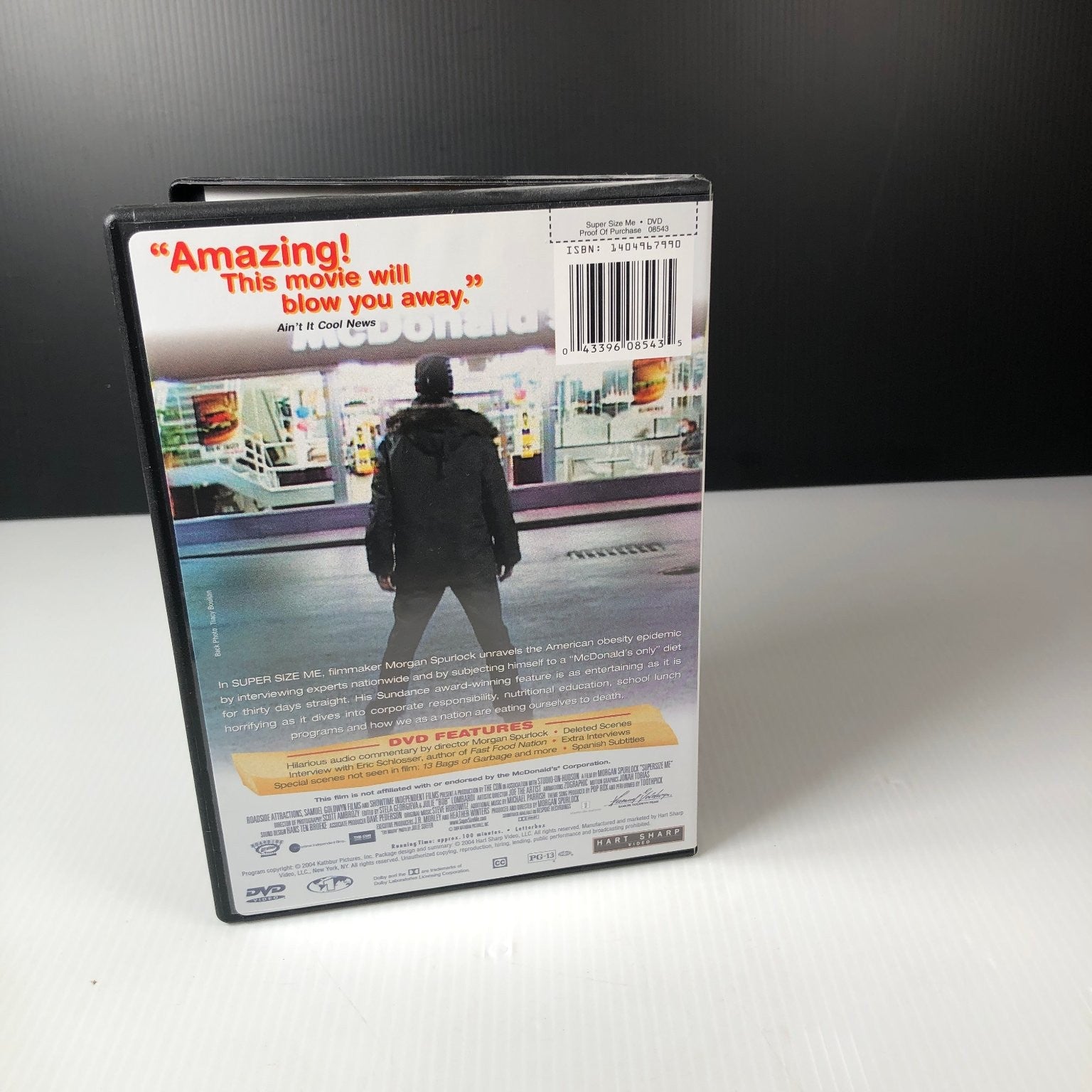 Super Size Me DVD 2004 Documentary Morgan Spurlock Sundance Winner