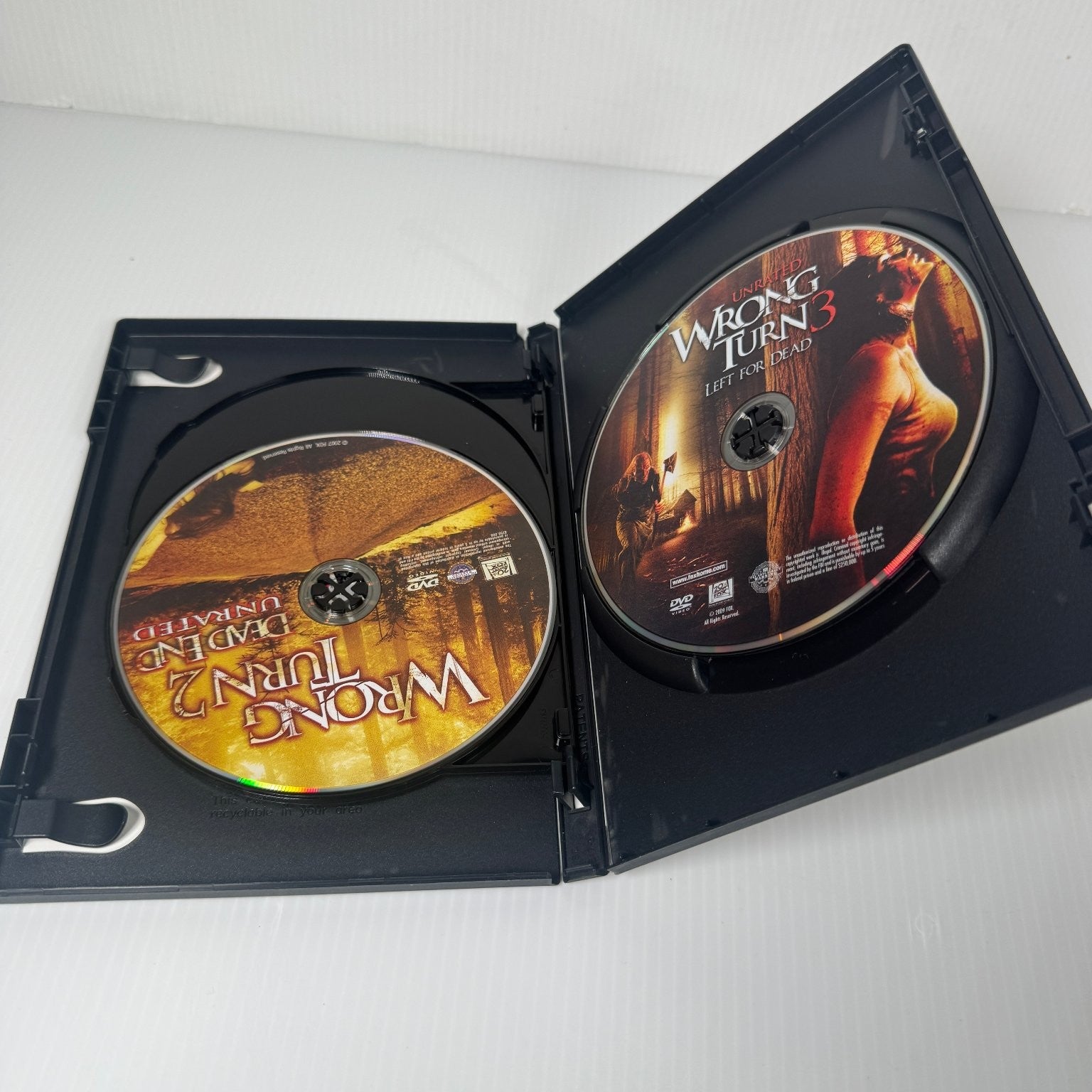 Wrong Turn 3-Pack DVD 2003-2009 Horror Trilogy Unrated Set