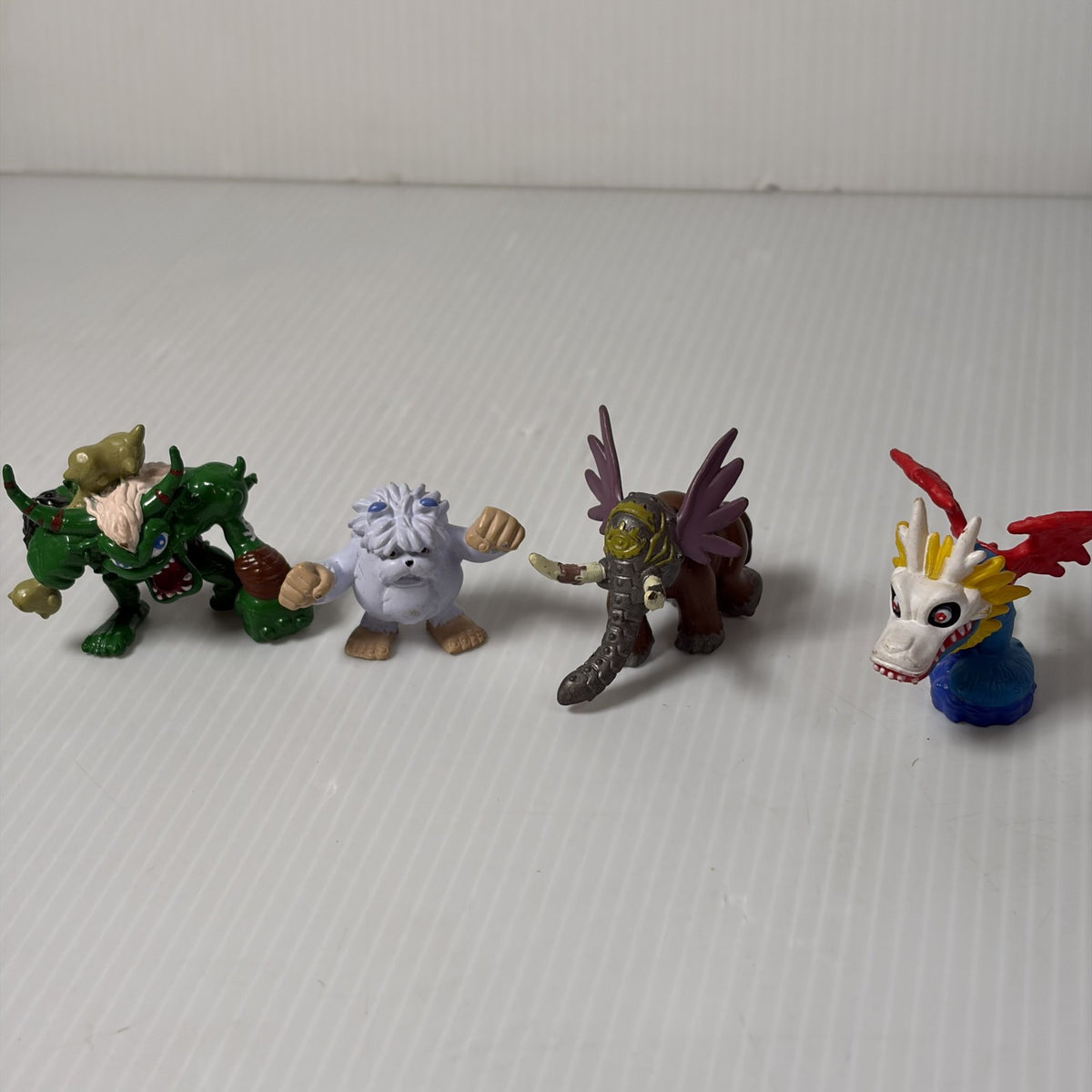 Vintage Bandai Digimon Action Figures Lot of 4 Mini Monster Creatures 1998