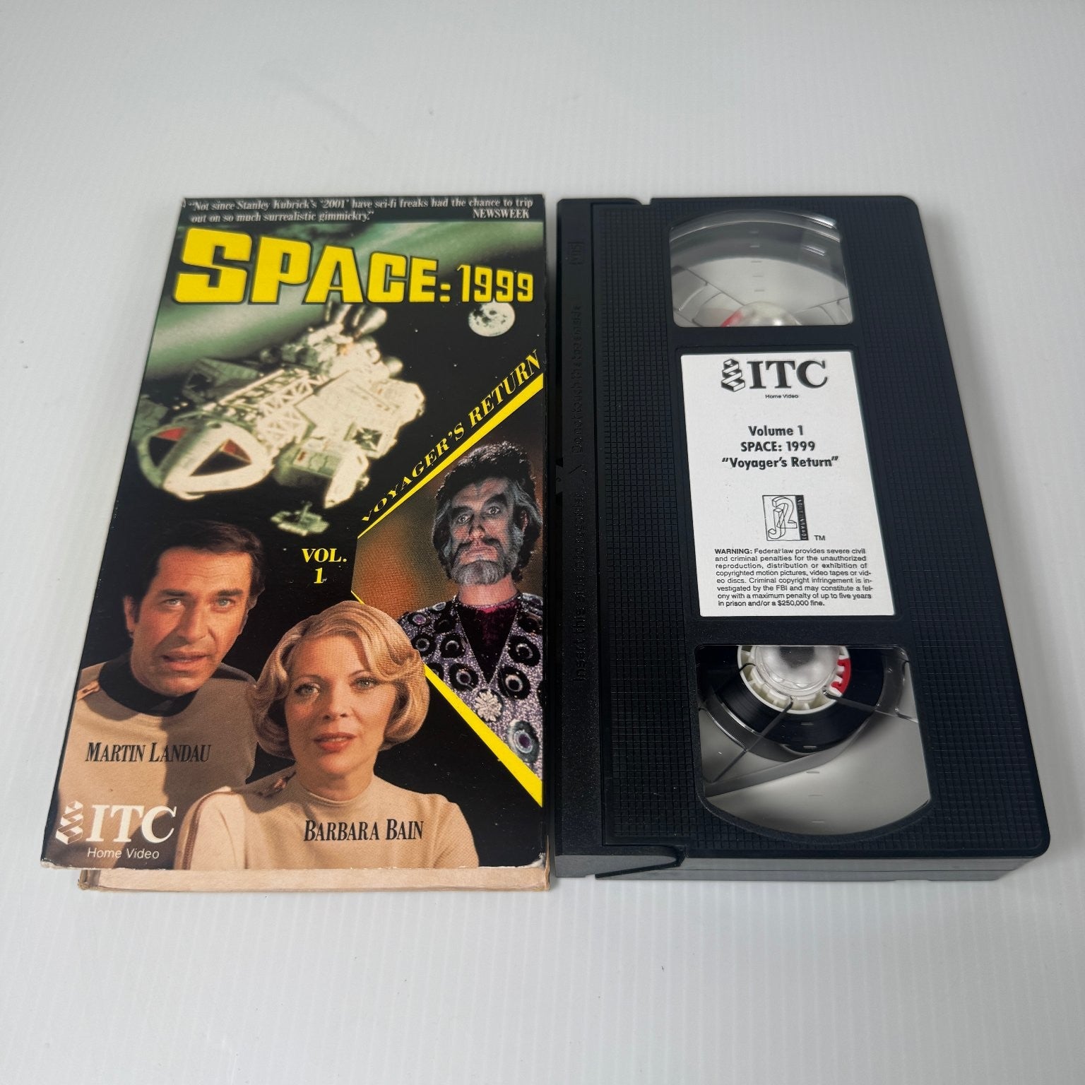 Space 1999 VHS 1990 Sci-Fi Voyager's Return ITC Home Video