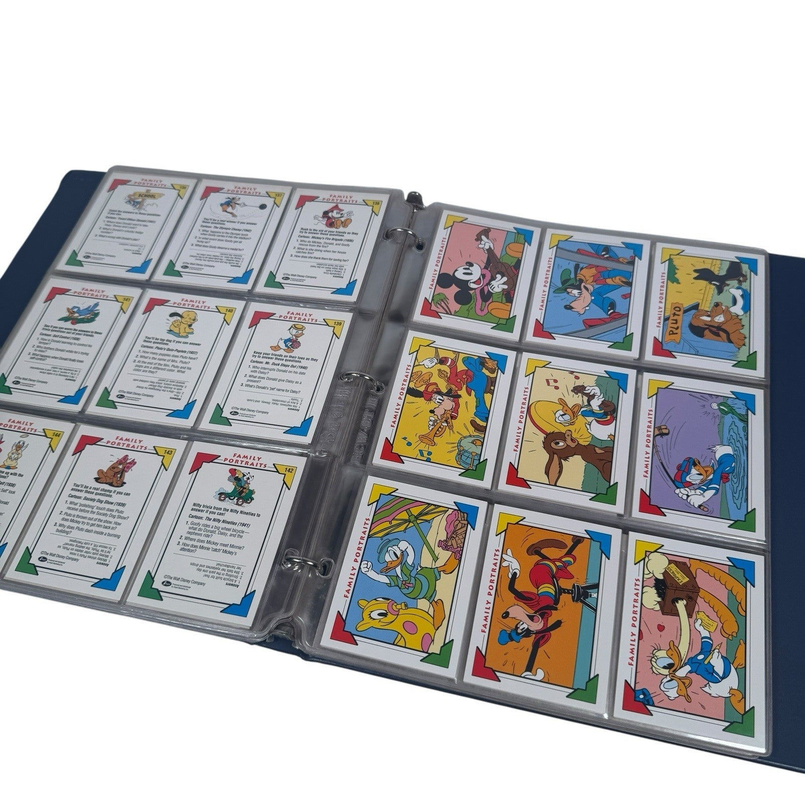 Vintage Impel Disney Collector’s Card Set Nearly Complete In Binder 201 Cards