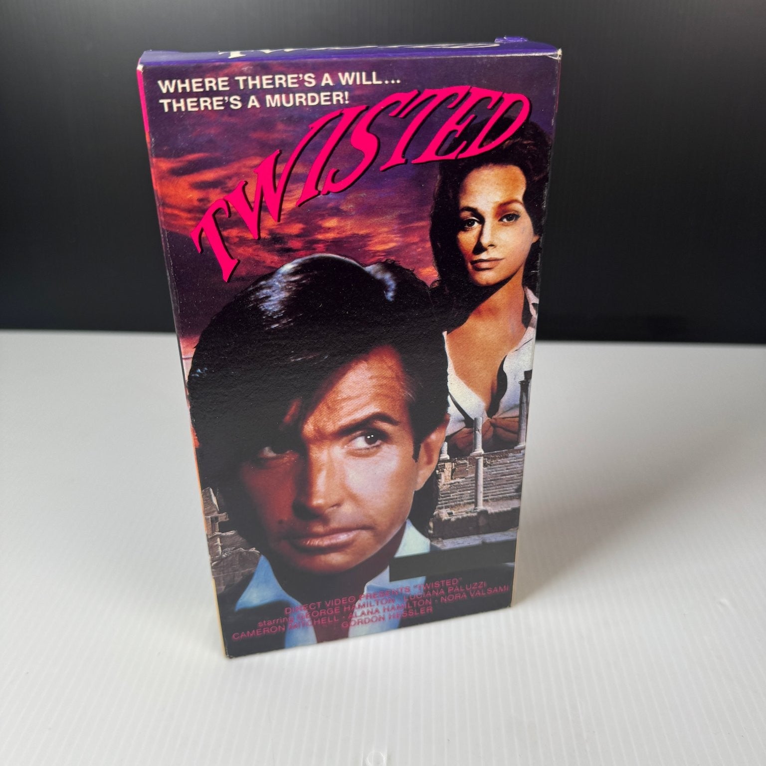 Twisted VHS 1990 Crime Thriller Original Release Direct Video