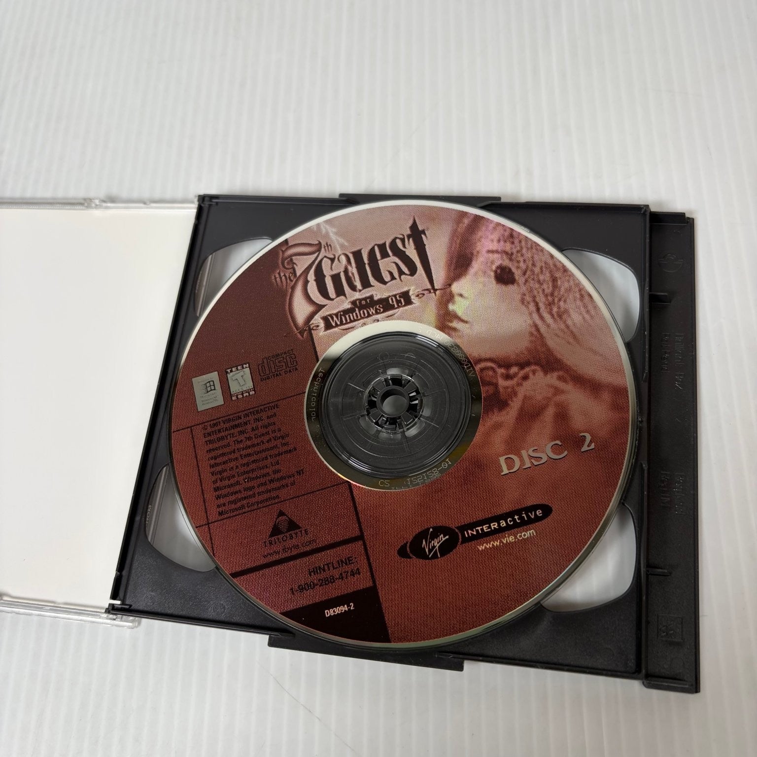 The 7th Guest PC CD-ROM Windows 95 Version Video Game Puzzle Adventure