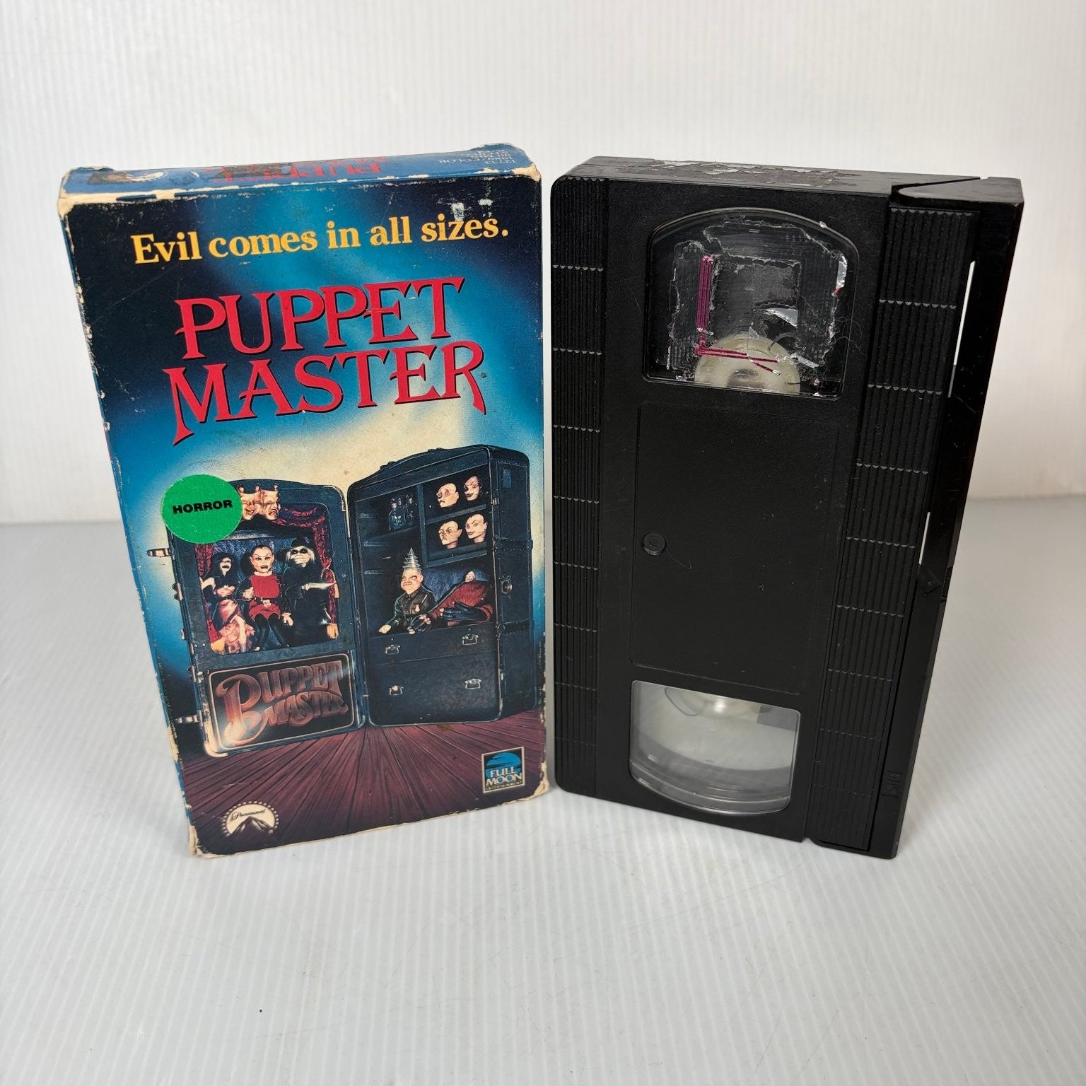 Puppet Master VHS 1989 Horror Full Moon Paramount Home Video Trailer