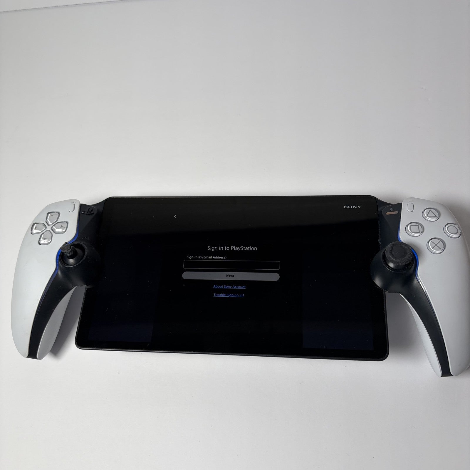 PlayStation Portal Remote Player CR-V0001 PS5 Handheld AS IS Left Analog Damage